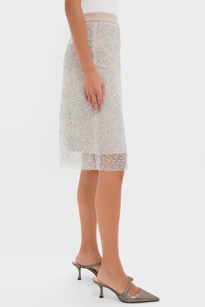 Blush Sparkle Belle Slip Skirt - Image 3