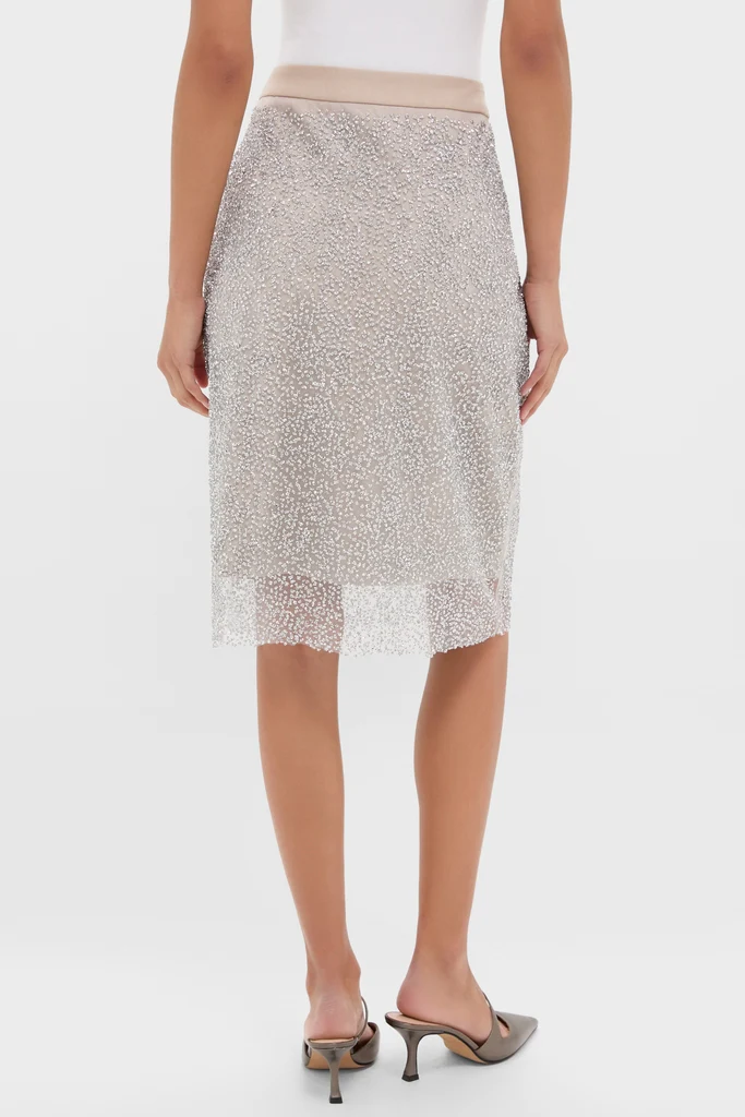 Blush Sparkle Belle Slip Skirt - Image 4