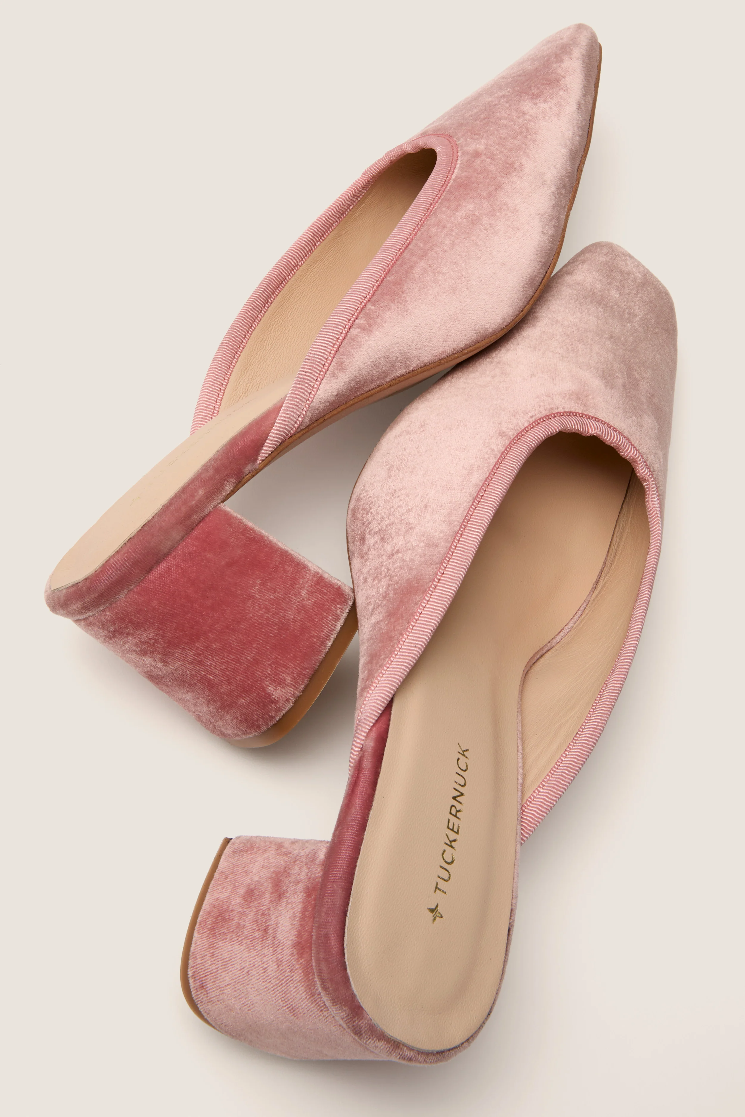 Blush Velvet Tilda Mules - Image 5