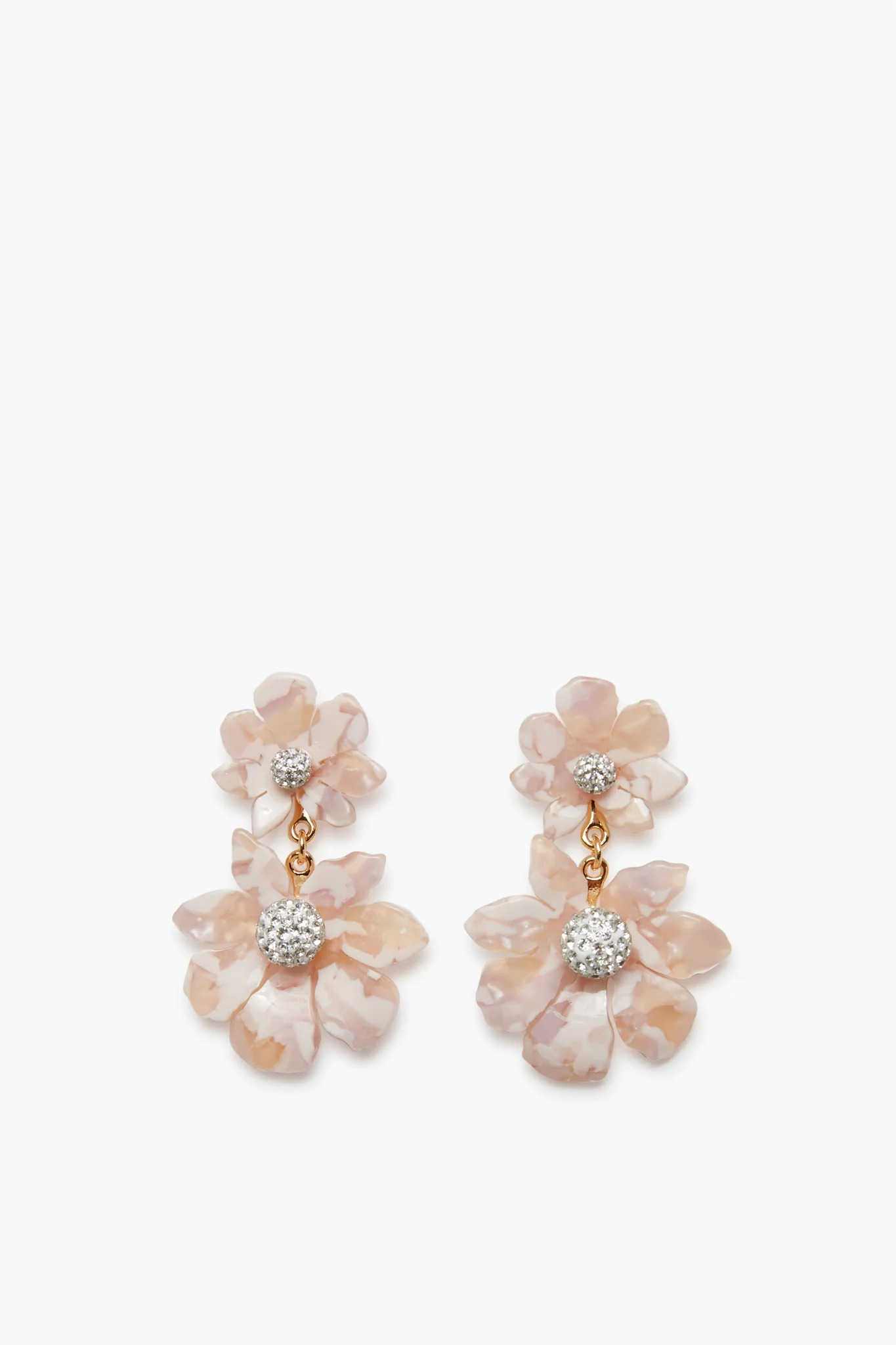Blush Wallflower Drop Earrings - Image 2