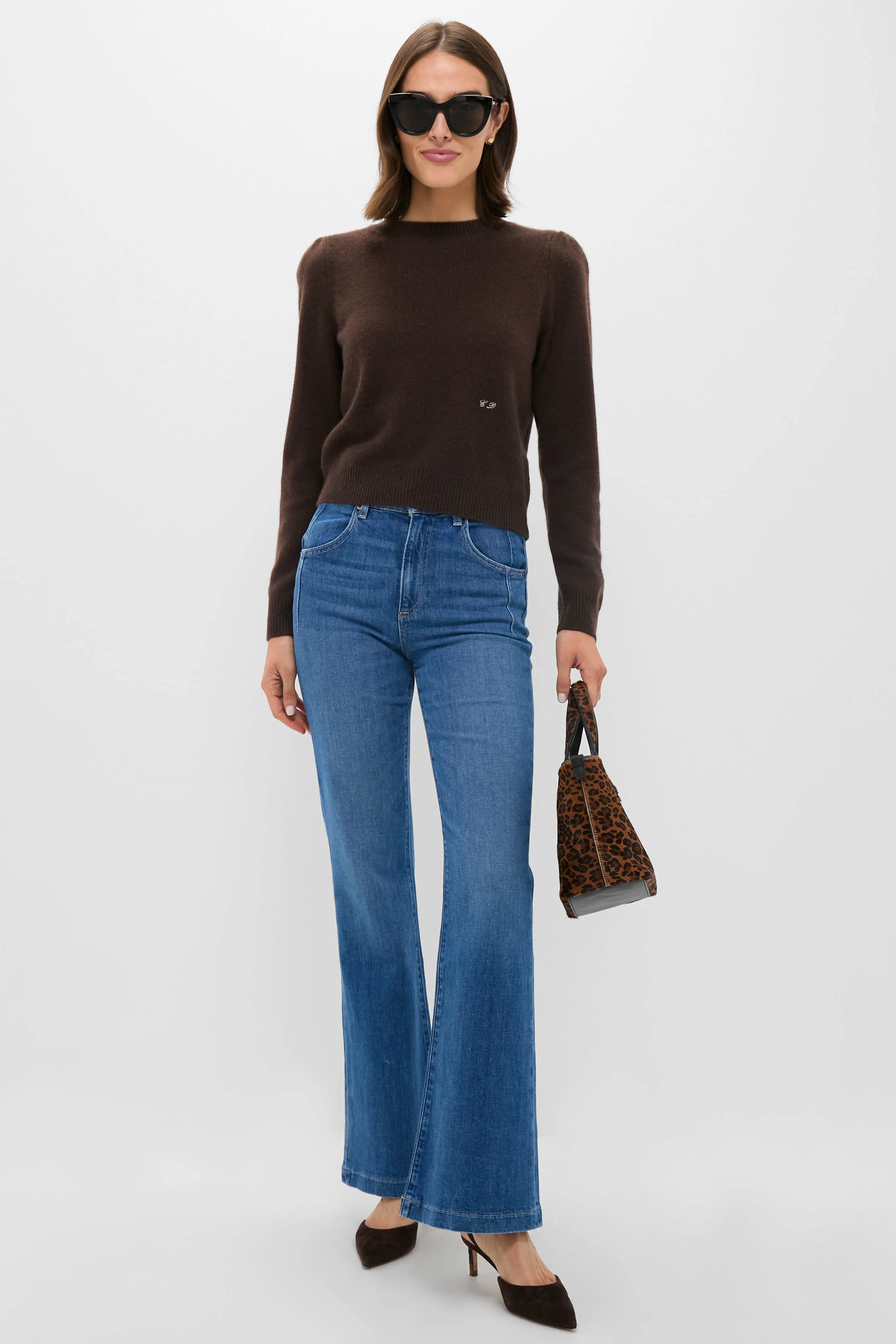 Bohemian Blue High Rise Farrah Flare - Image 2
