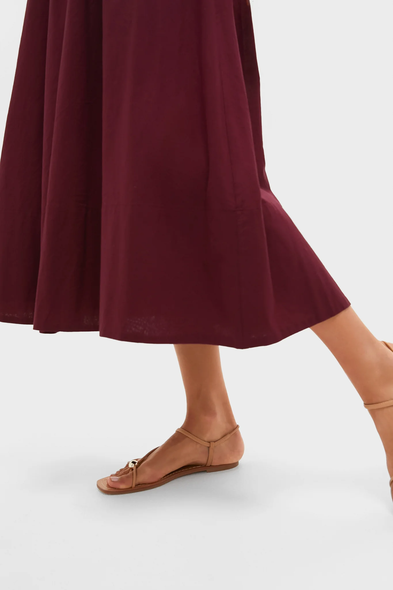 Bordeaux Eldora Midi Dress - Image 5
