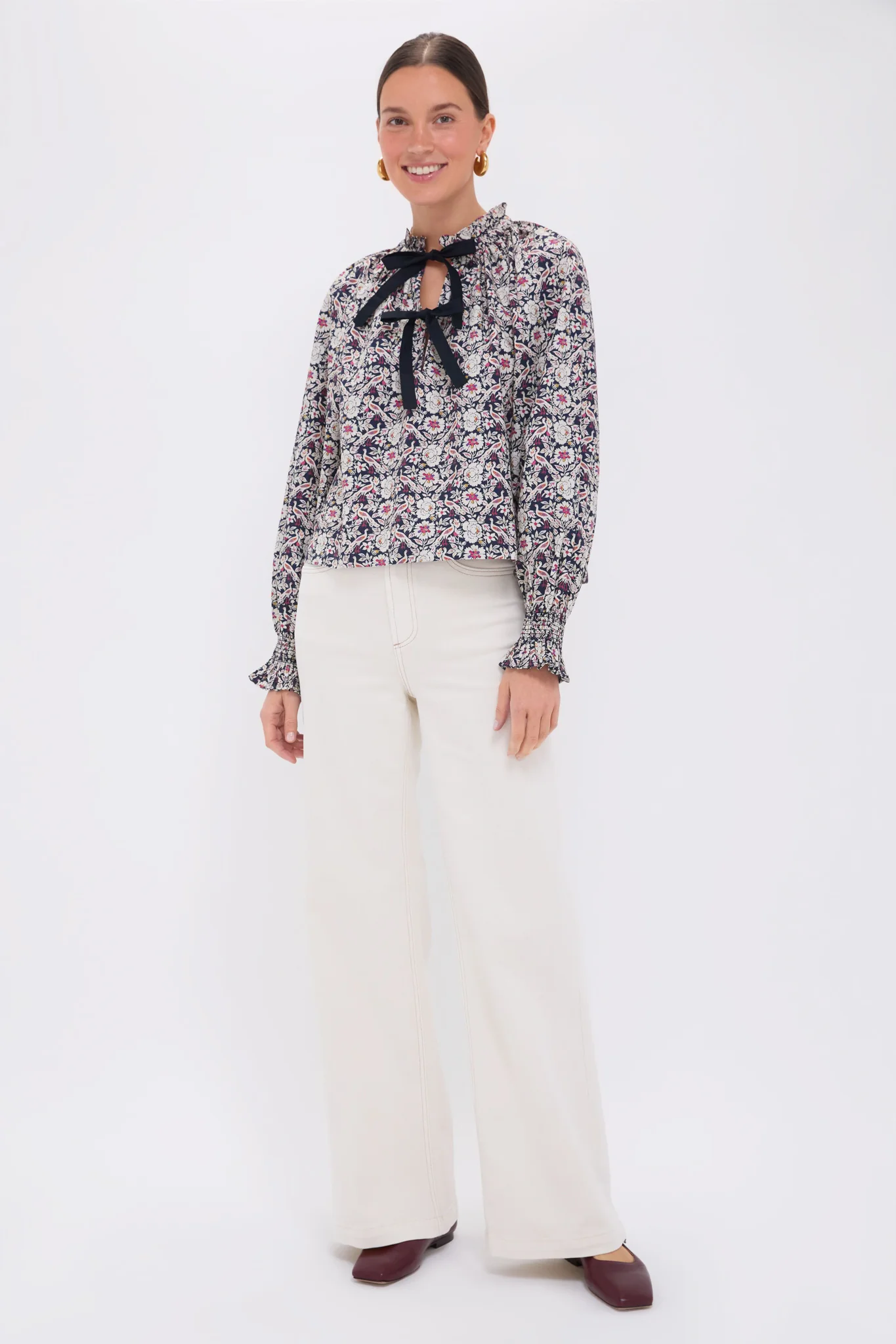 Bordeaux Plume Aiden Top - Image 6