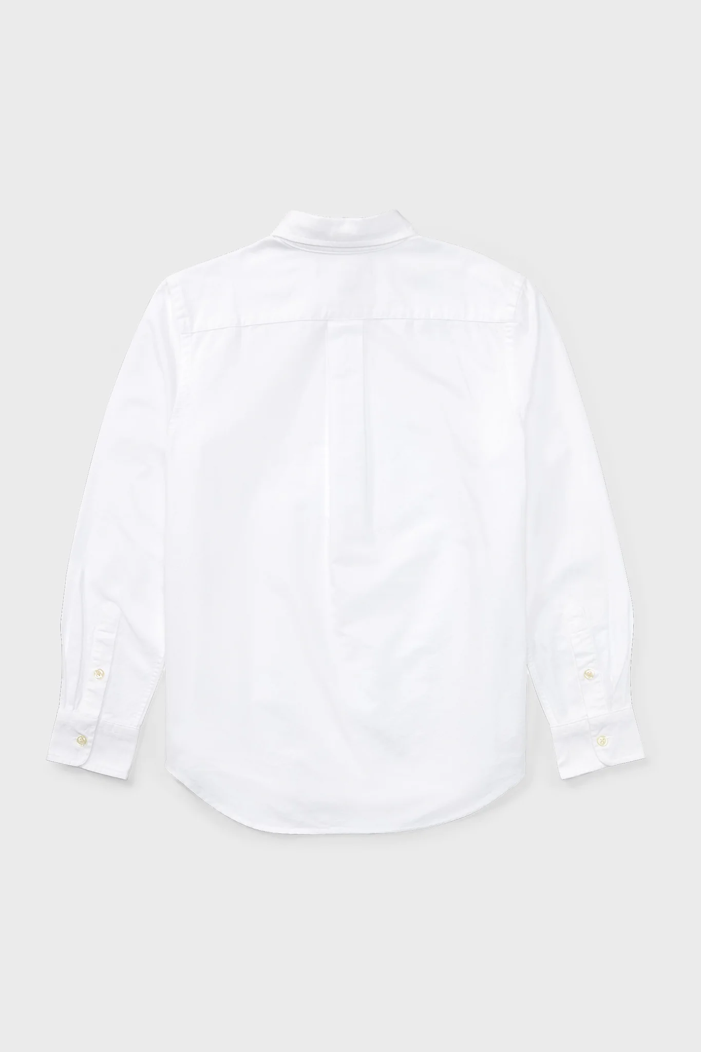 Boys White Long-Sleeve Oxford Button-Down Sportshirt - Image 3