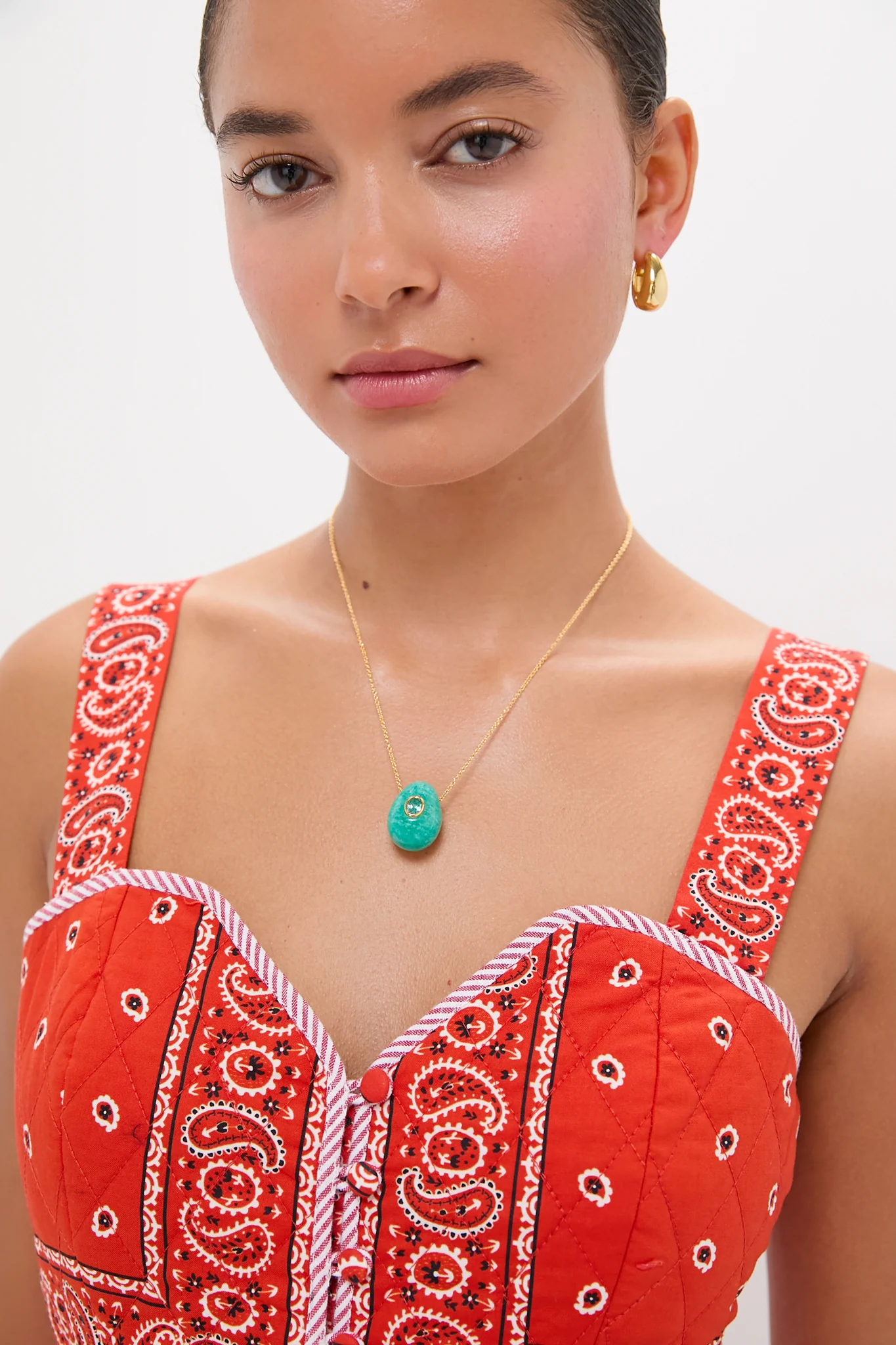 Brazilian Amazonite Constance Necklace - Image 2