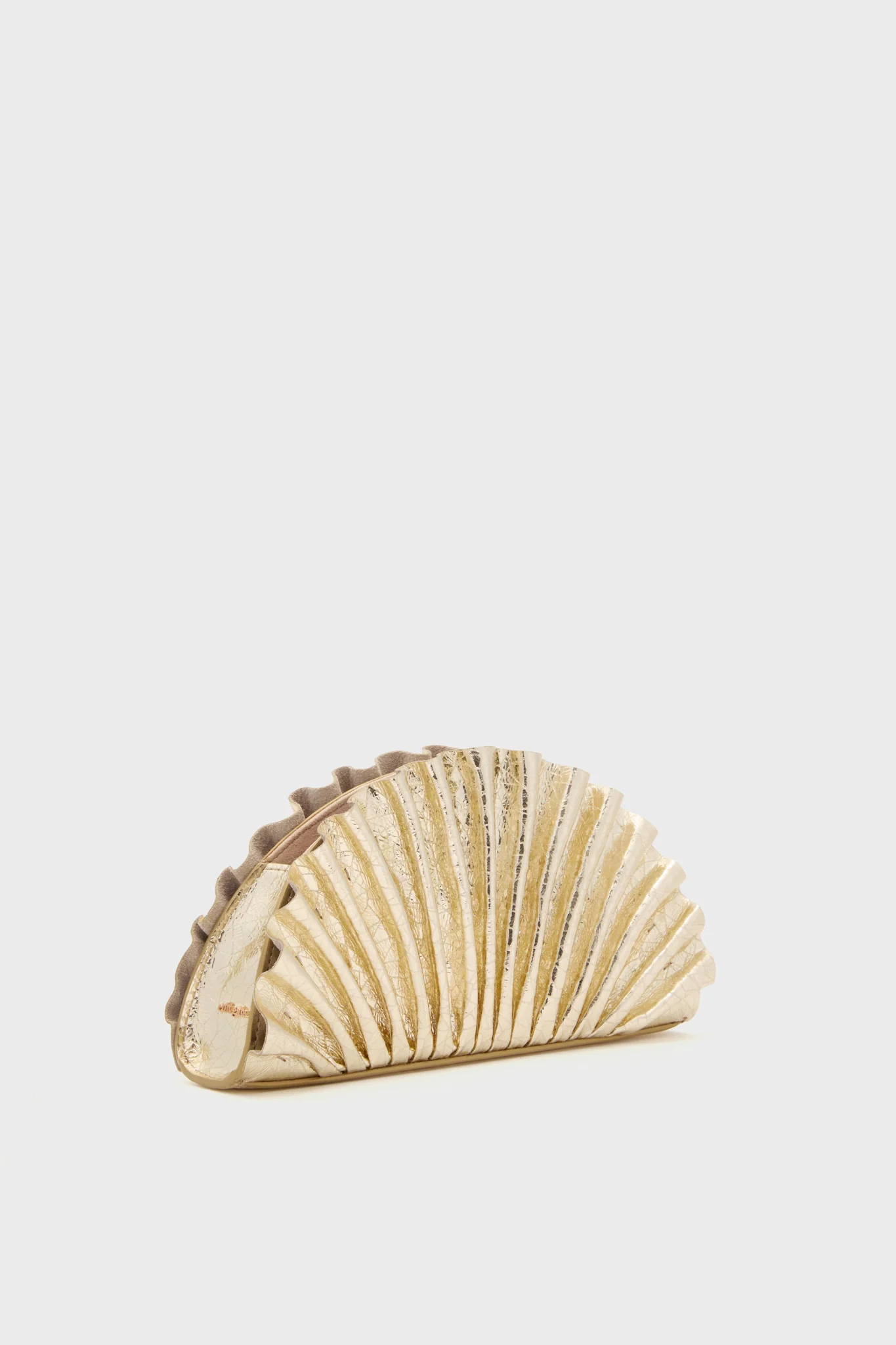 Bright Brass Mini Nala Clutch - Image 4