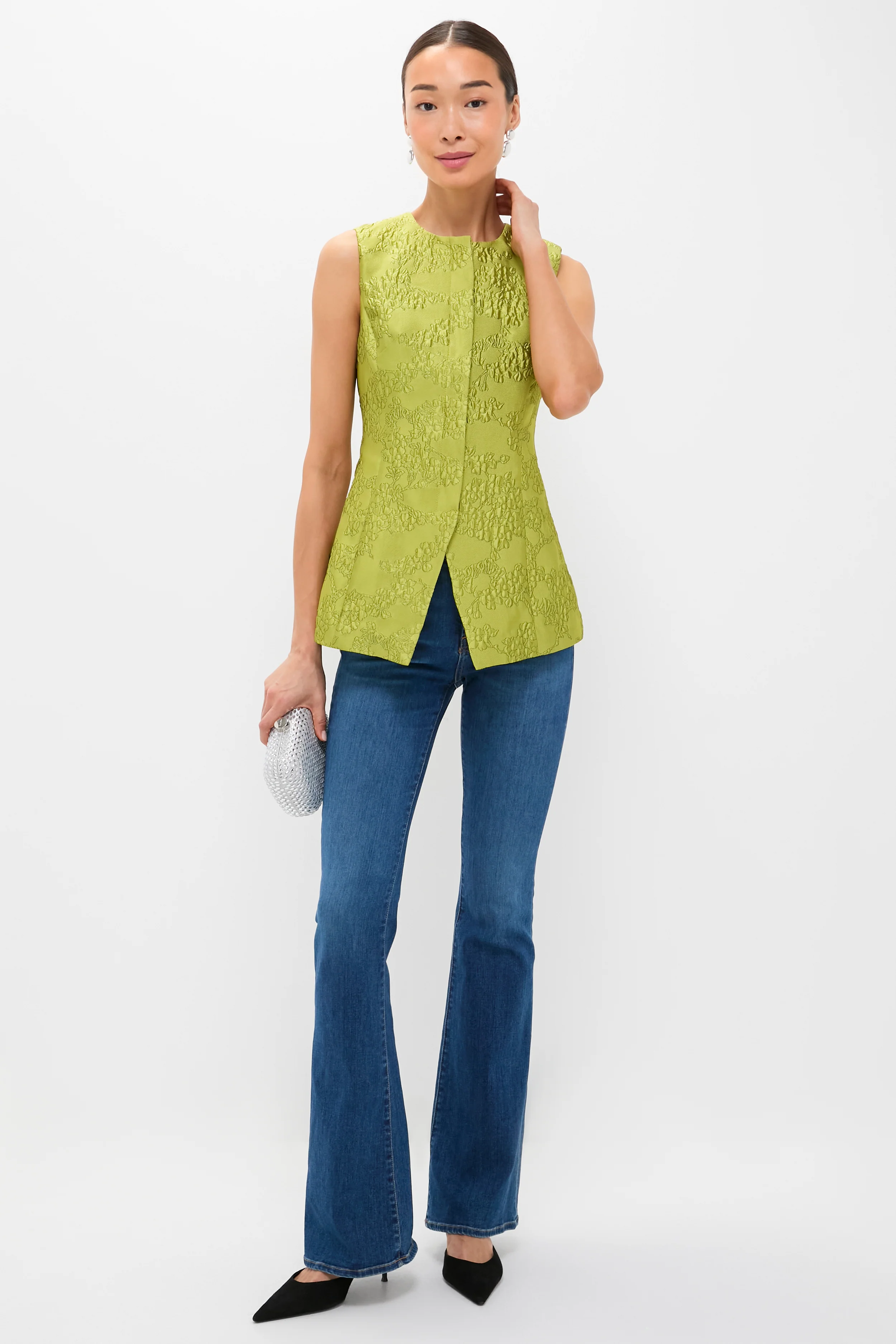 Brocade Metallic Duke Top - Image 7