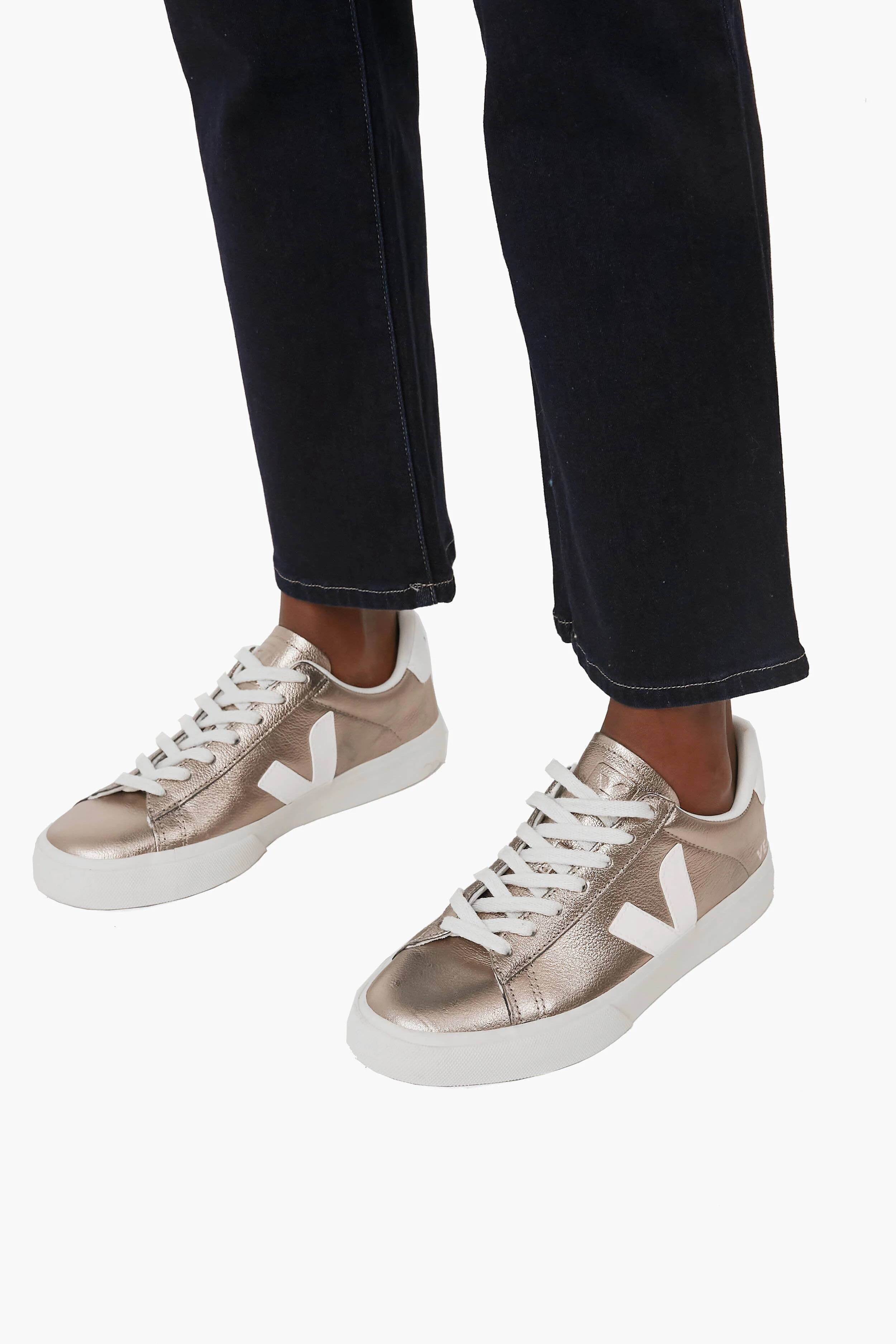 Bronze White Campo Sneakers - Image 3