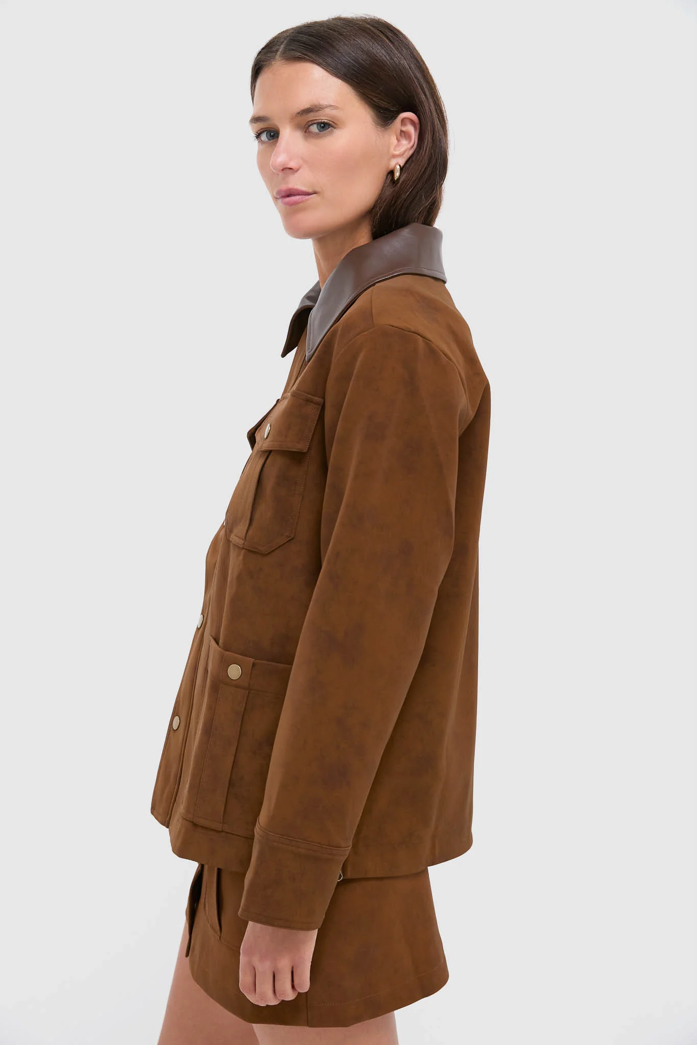 Brown Eloise Chore Jacket - Image 3
