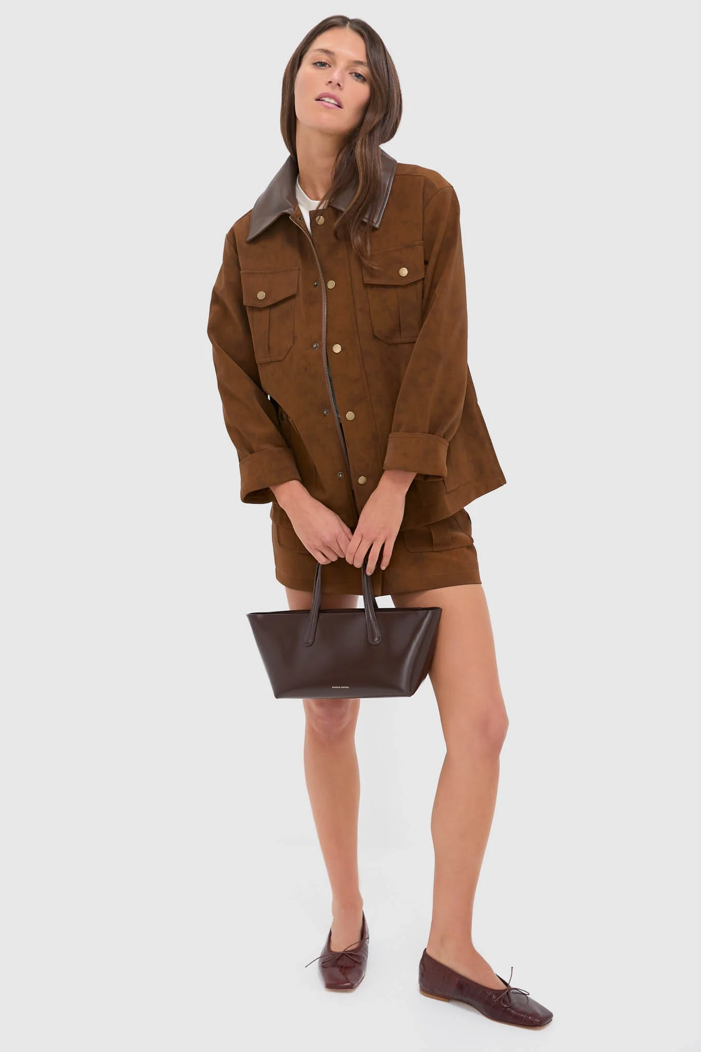 Brown Eloise Mini Skirt - Image 2
