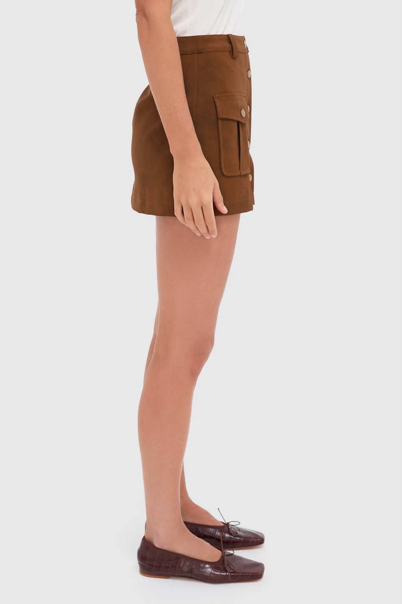 Brown Eloise Mini Skirt - Image 3