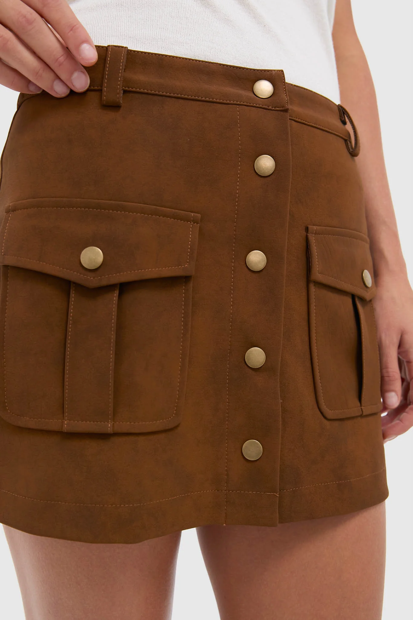 Brown Eloise Mini Skirt - Image 5
