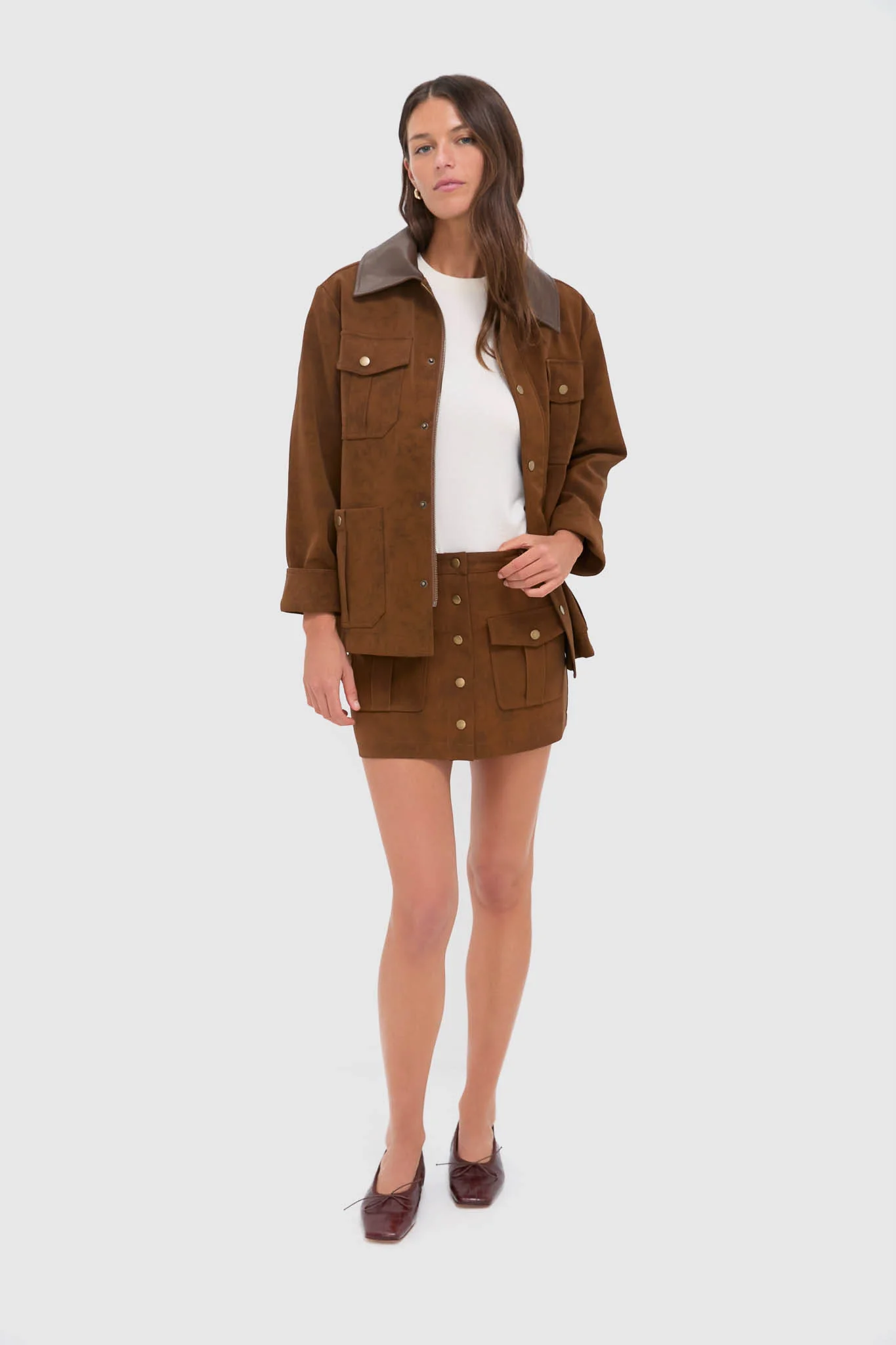Brown Eloise Mini Skirt - Image 6