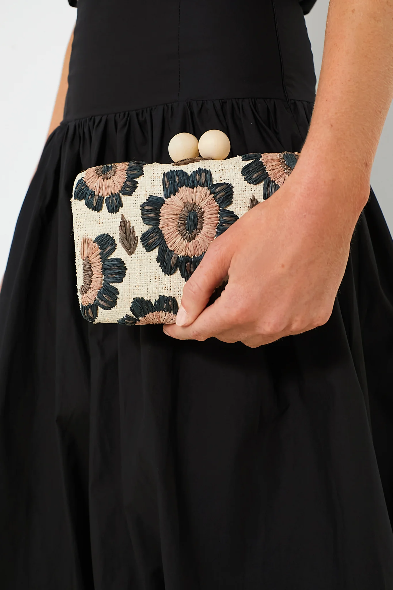 Brown Floral Bryn Clutch - Image 2