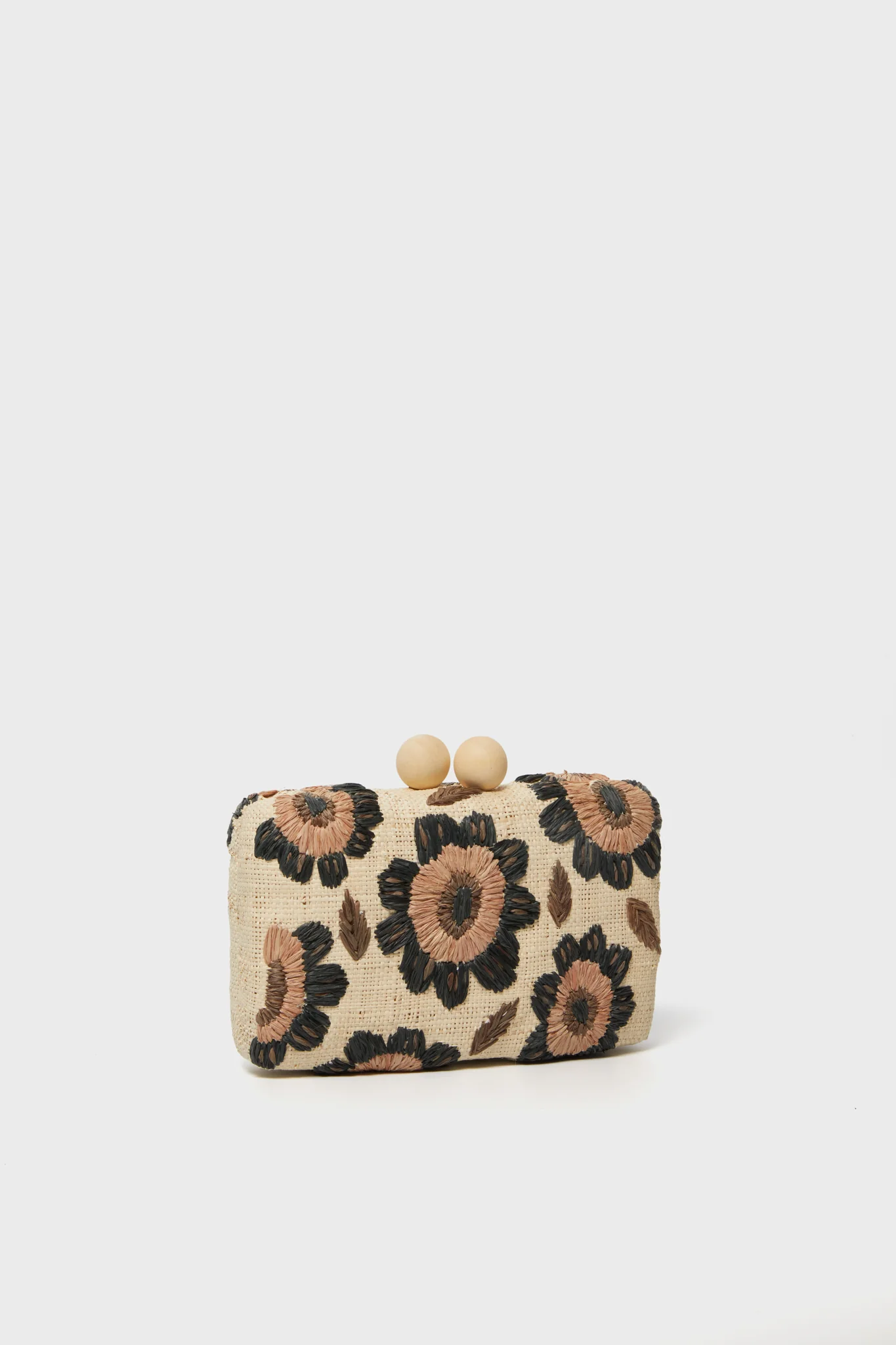 Brown Floral Bryn Clutch - Image 5