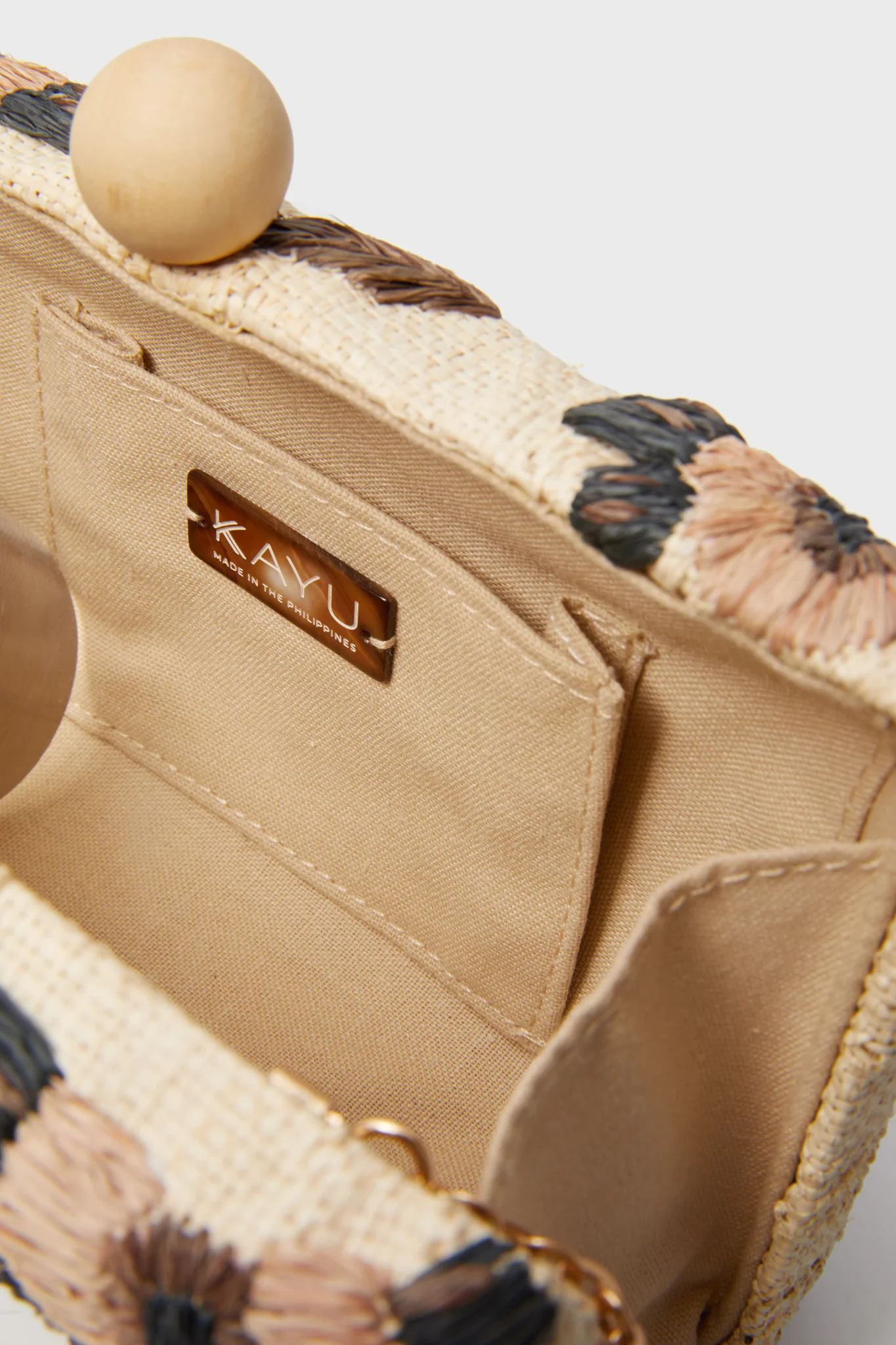 Brown Floral Bryn Clutch - Image 6