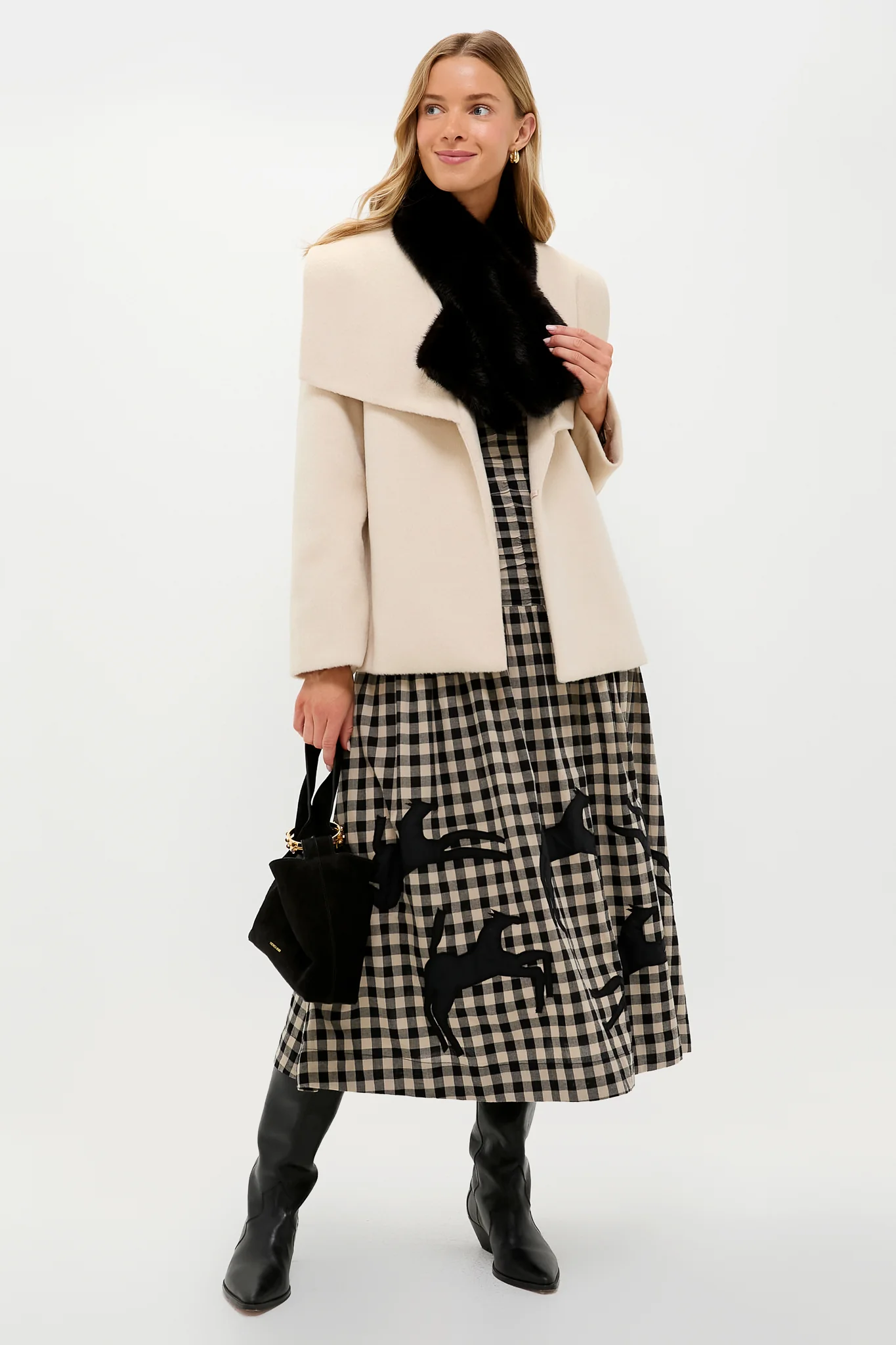 Brown Fur Scarf - Image 4
