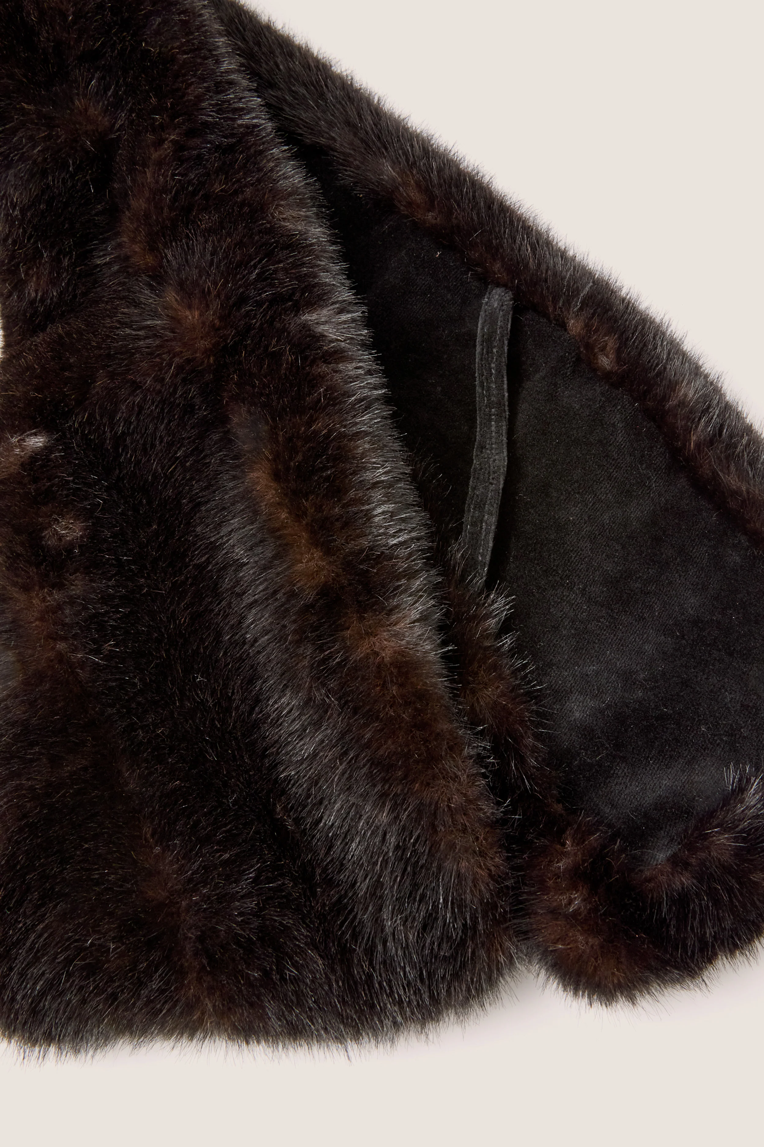 Brown Fur Scarf - Image 5