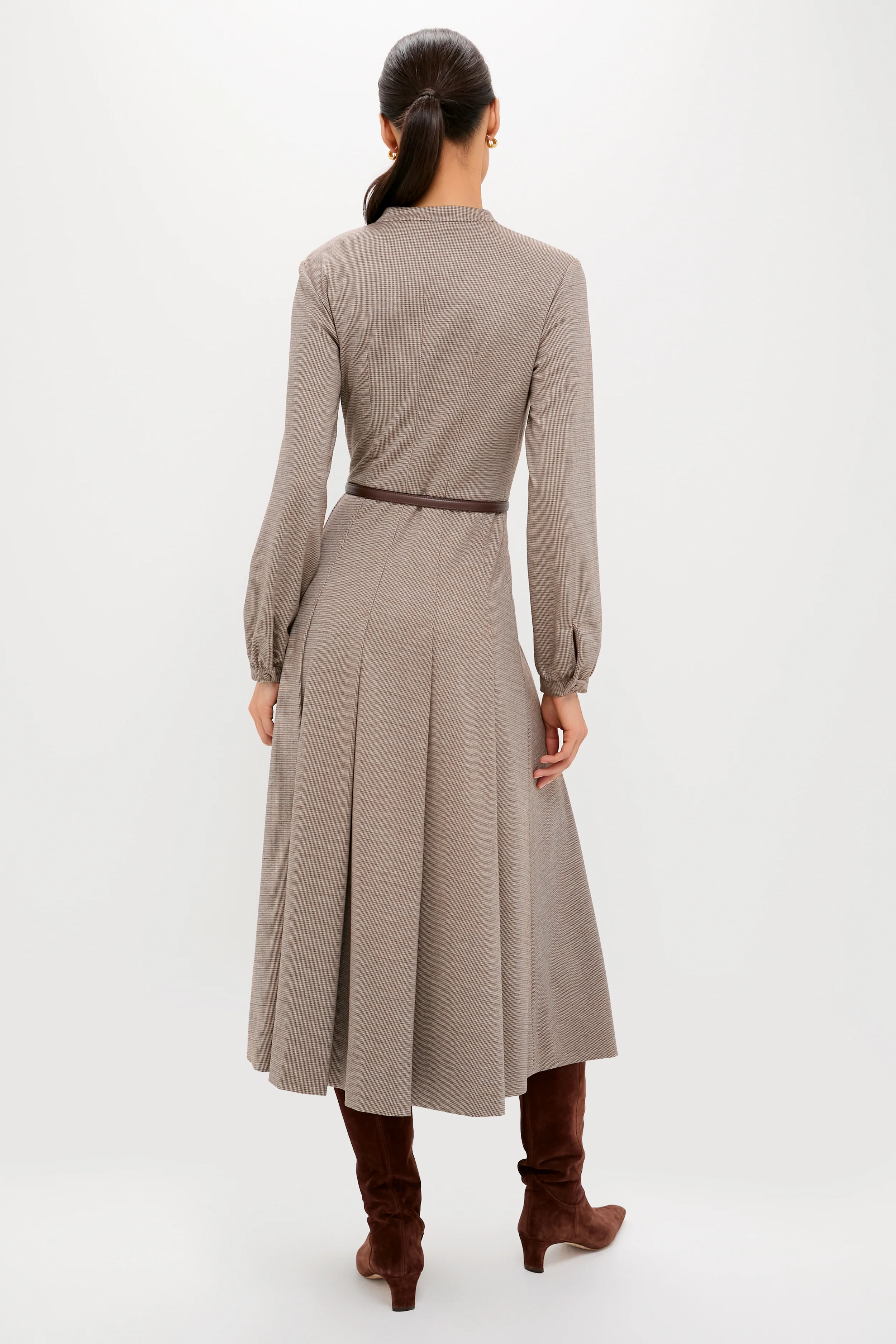 Brown Houndstooth Smith Dress - Image 4