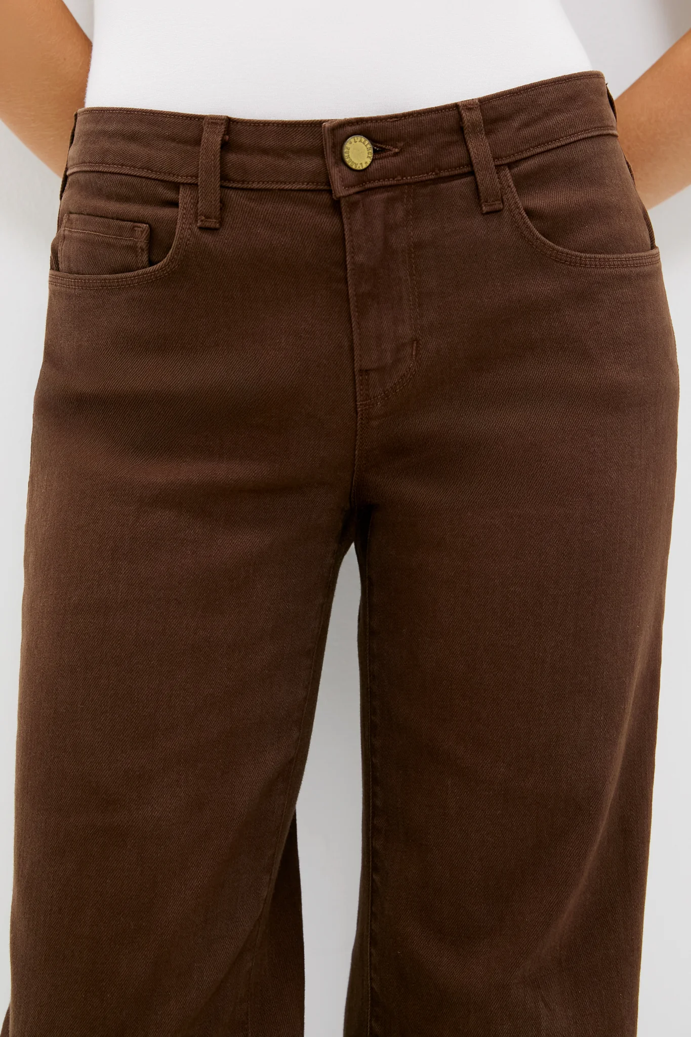 Brown Joanne Low Rise Wide Leg - Image 5