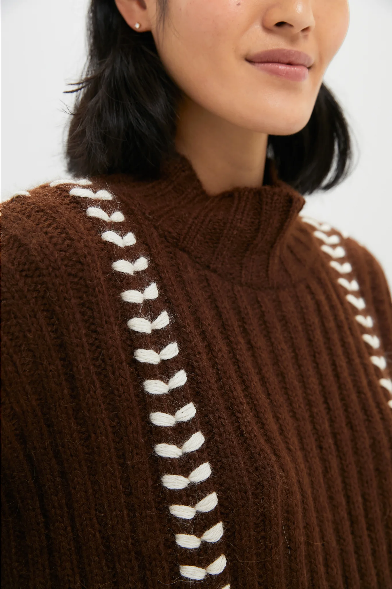 Brown Mayu Sweater - Image 5