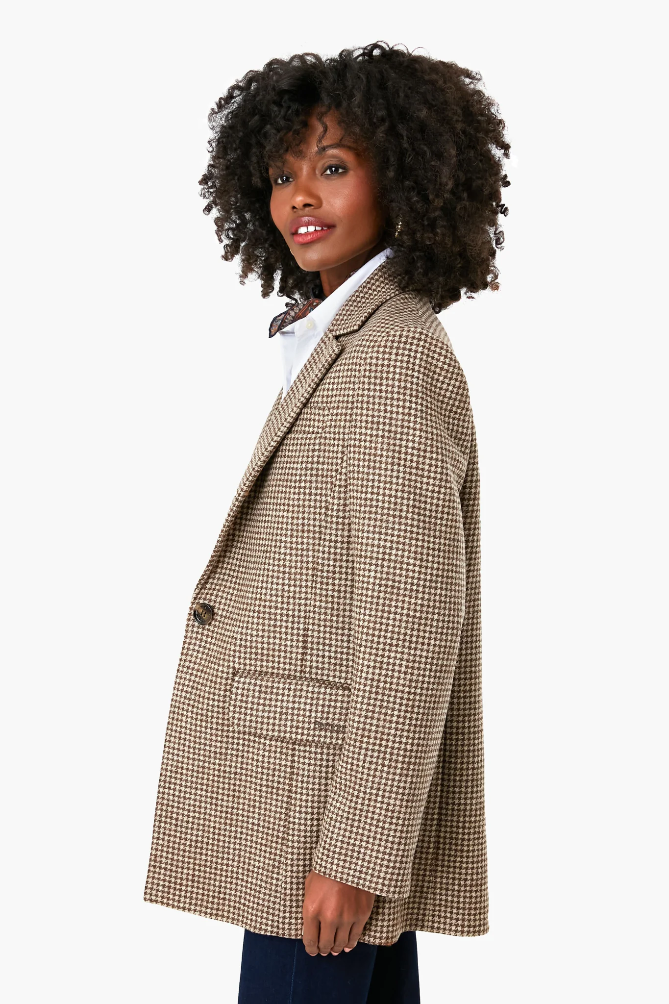 Brown Neva Tailored Coat - Image 3