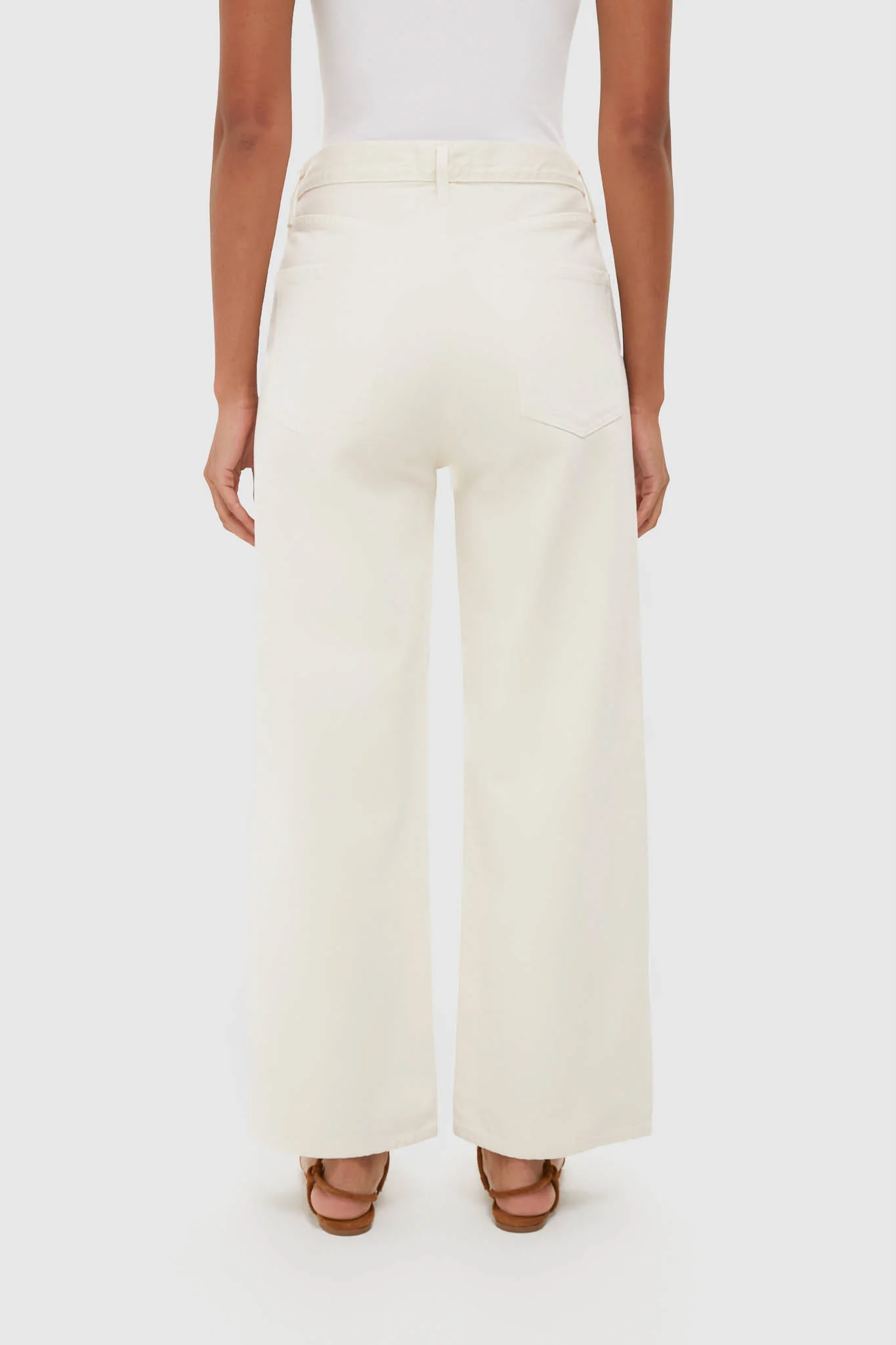 Brown Rice High Rise Wide Leg Ren Jean - Image 4