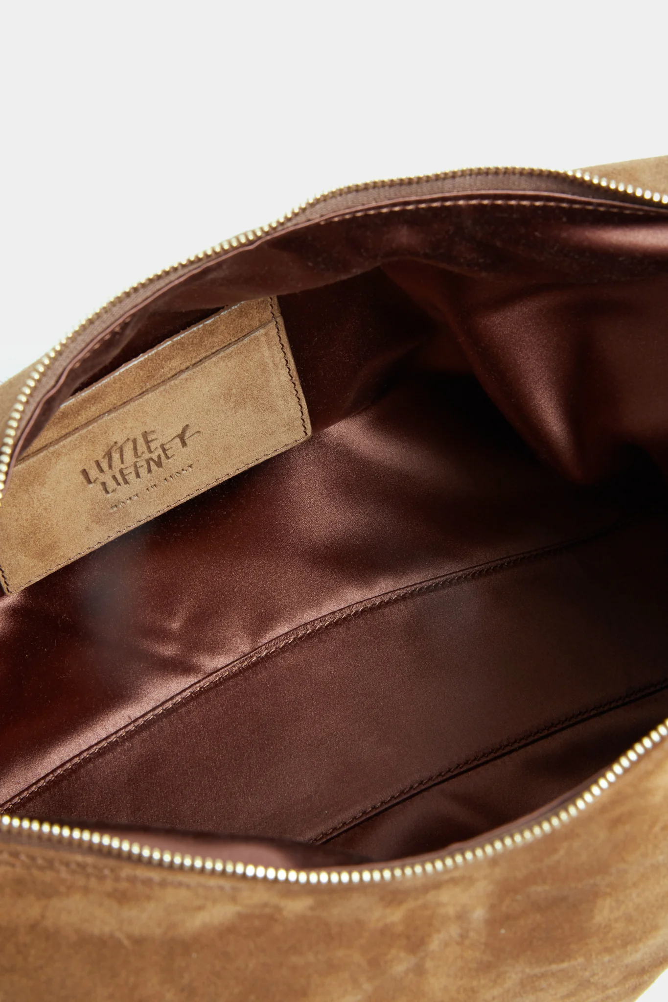 Brown Suede Pillow Shoulder Bag - Image 5