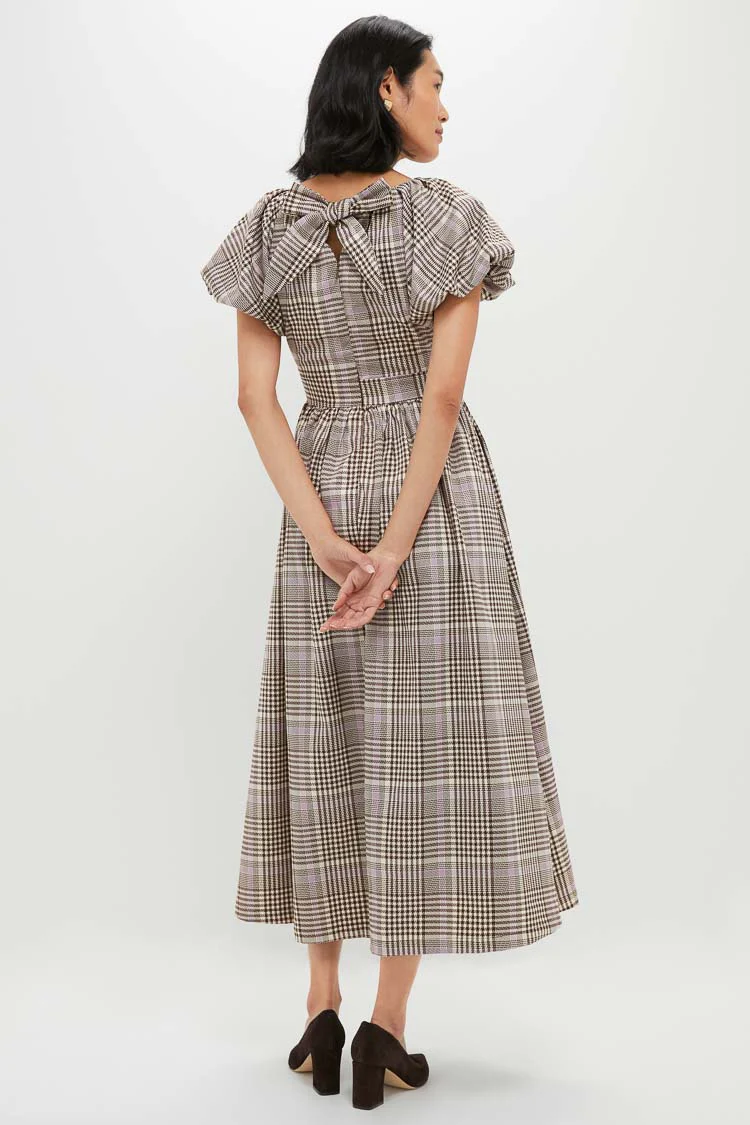 Brown Taupe Lavender Charleigh Maxi Dress - Image 4