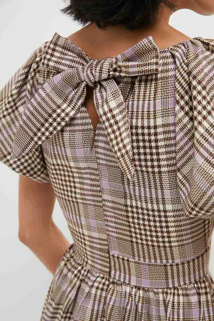 Brown Taupe Lavender Charleigh Maxi Dress - Image 5