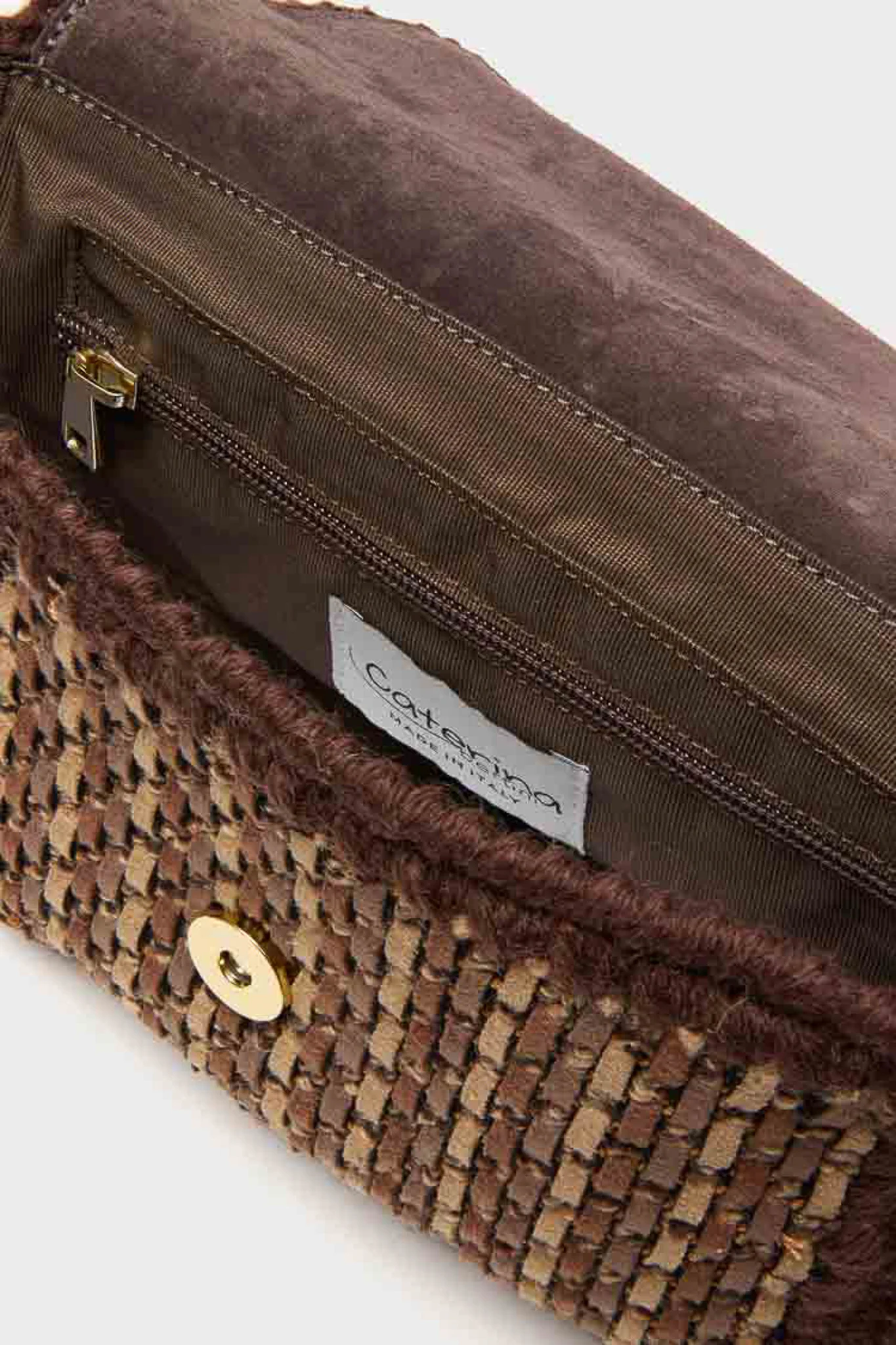 Brown Woven Crossbody - Image 5