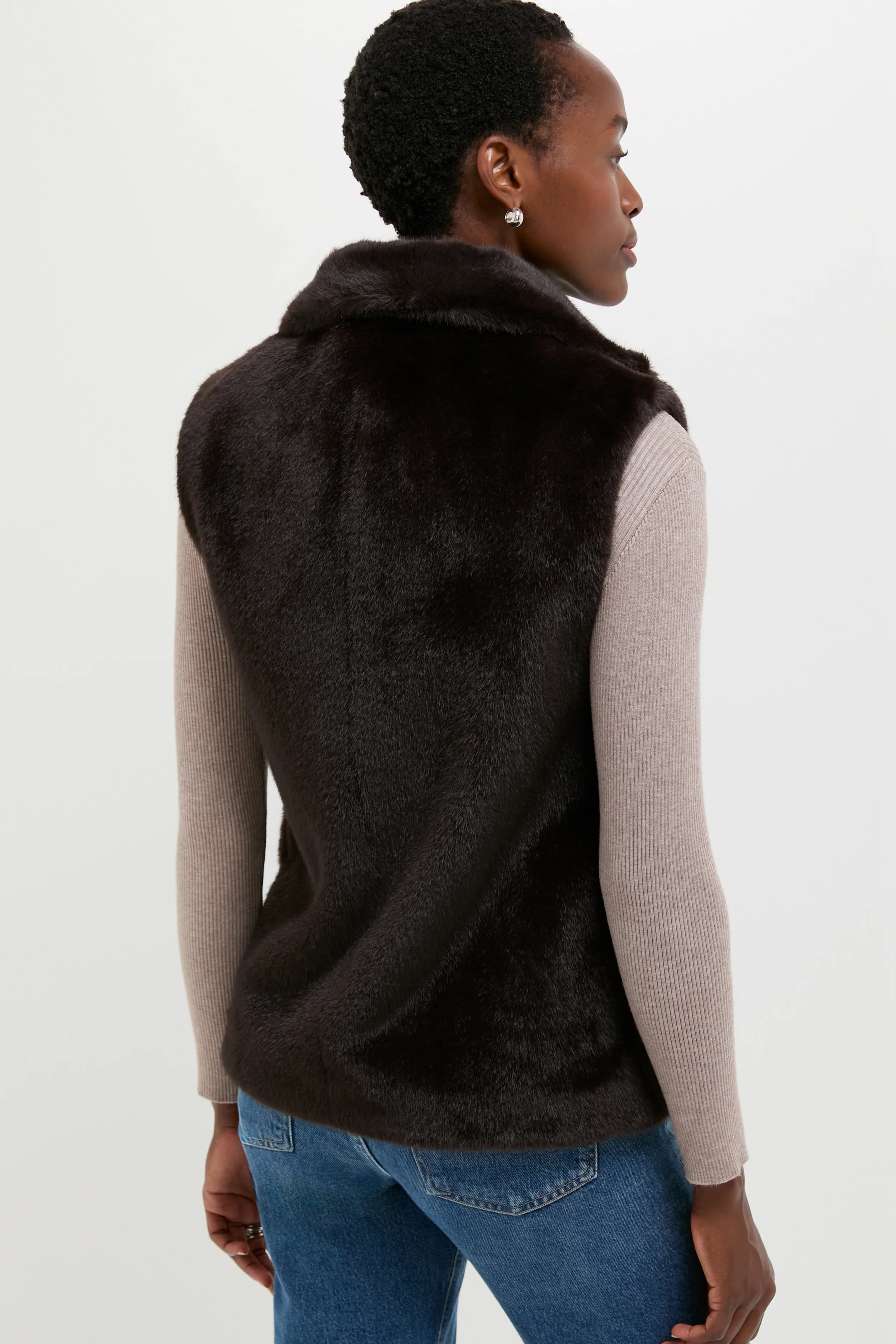 Brun Furo Fur Vest - Image 4