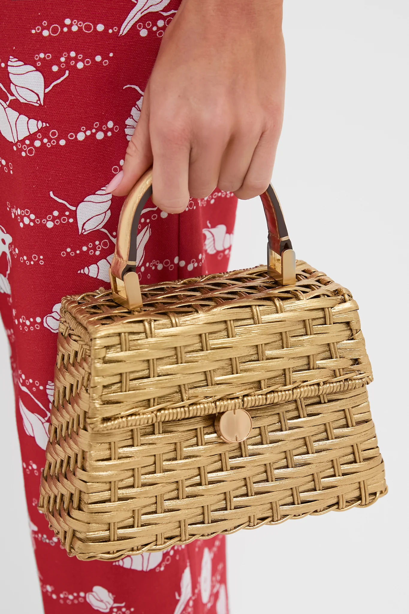 Brushed Brass Nano Sybil Crossbody - Image 3