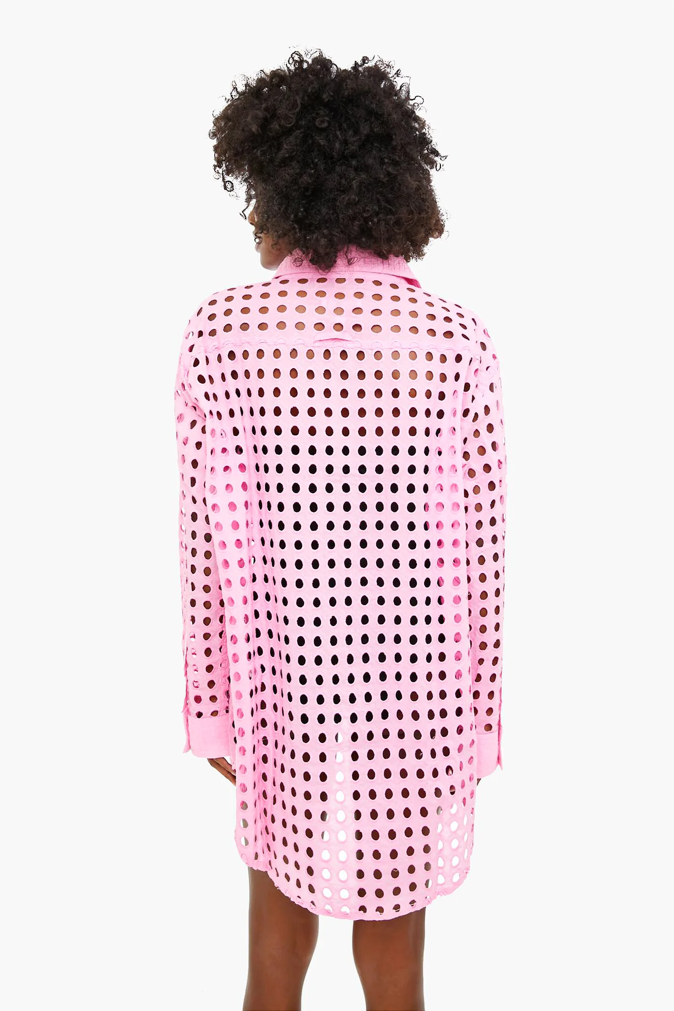 Bubblegum Eyelet Oxford Tunic - Image 4