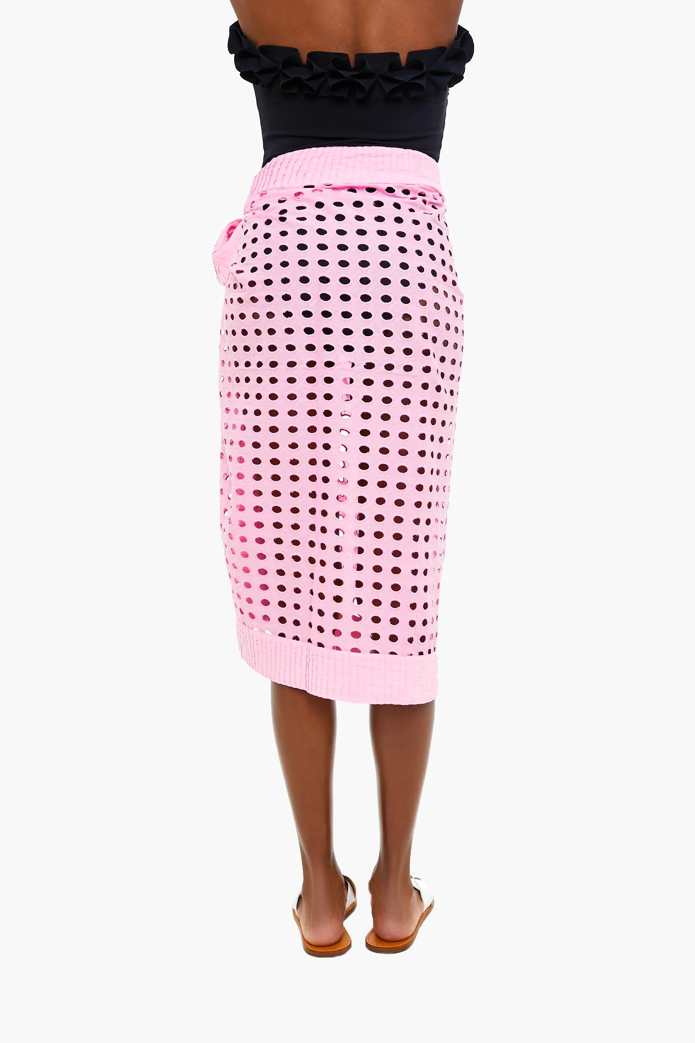 Bubblegum Eyelet Pareo - Image 4