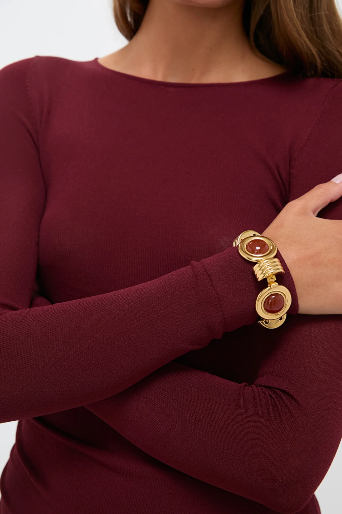 Burgundy Aaron Bracelet - Image 2