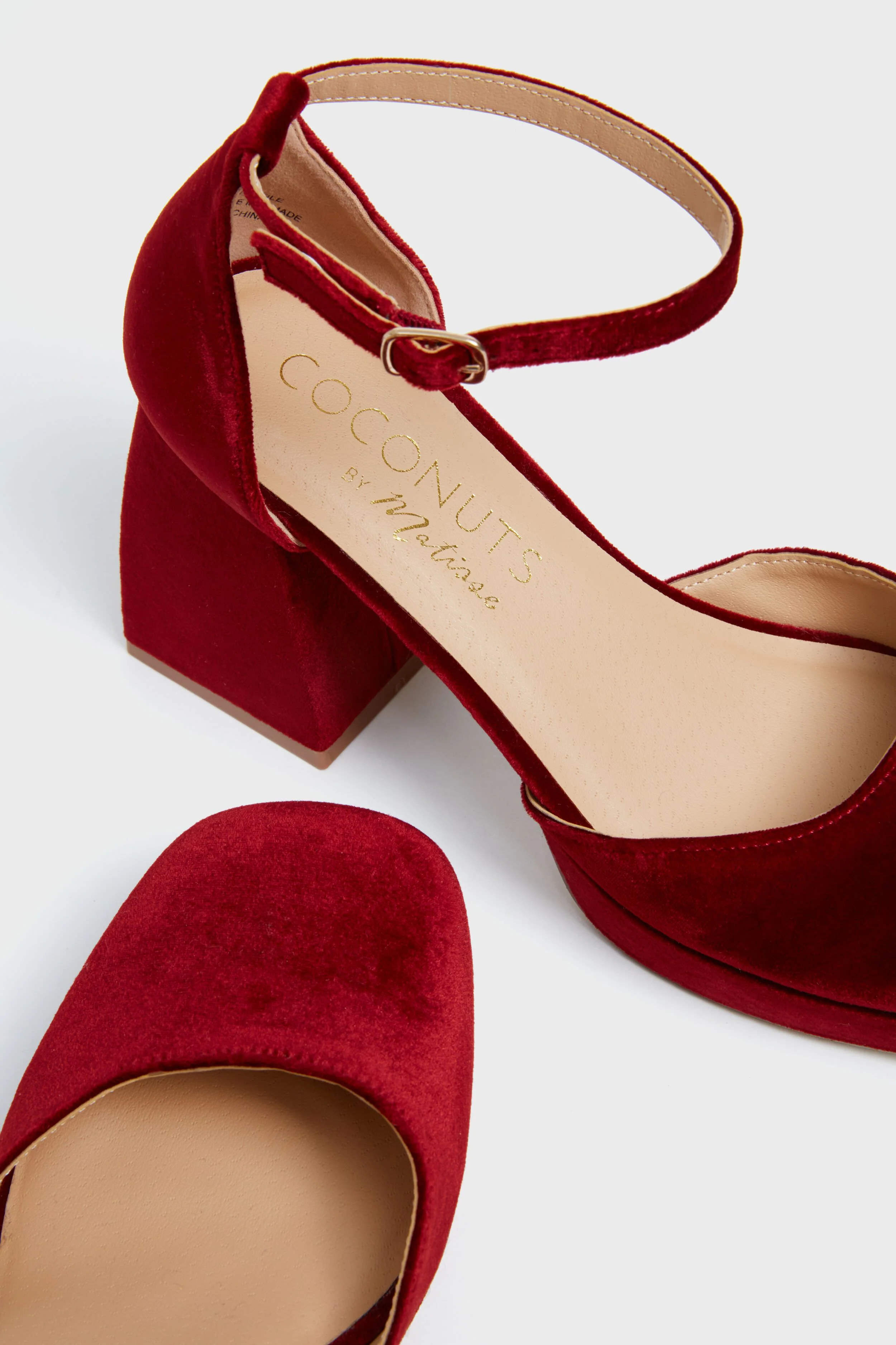 Burgundy Misha Heels - Image 5