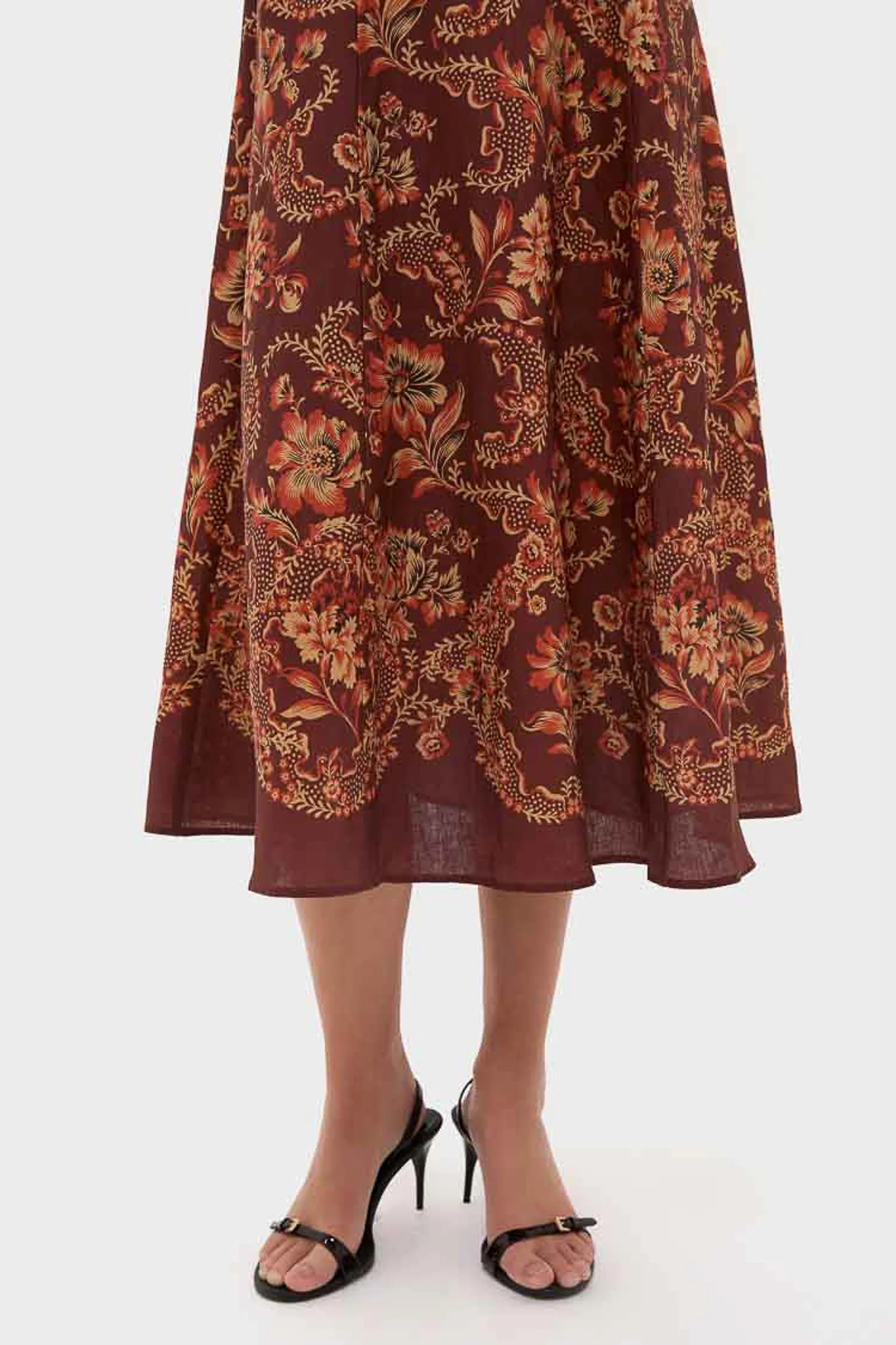 Burgundy Seraphine Midi Dress - Image 6