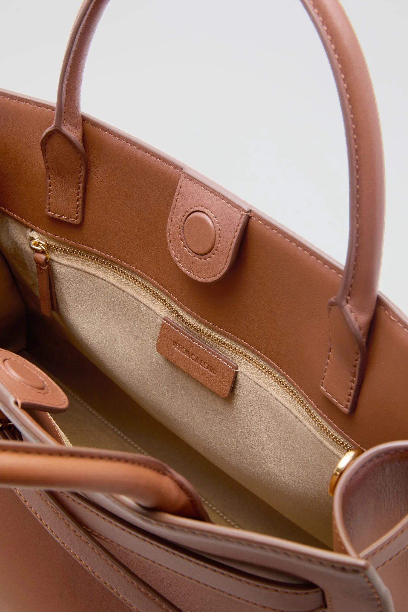 Burnished Hazelwood Large Veronica Beard Dash Bag - Image 7
