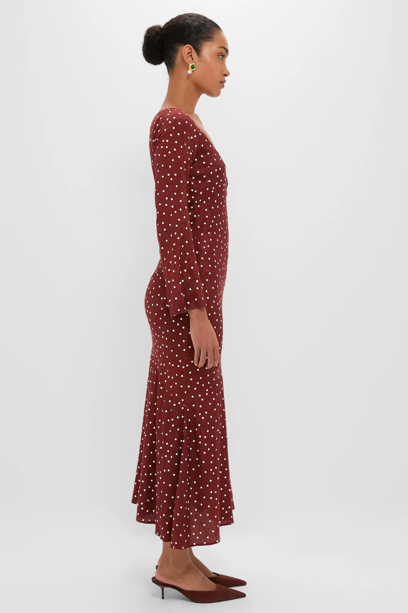 Burnt Umber Narah Maxi Dress - Image 3