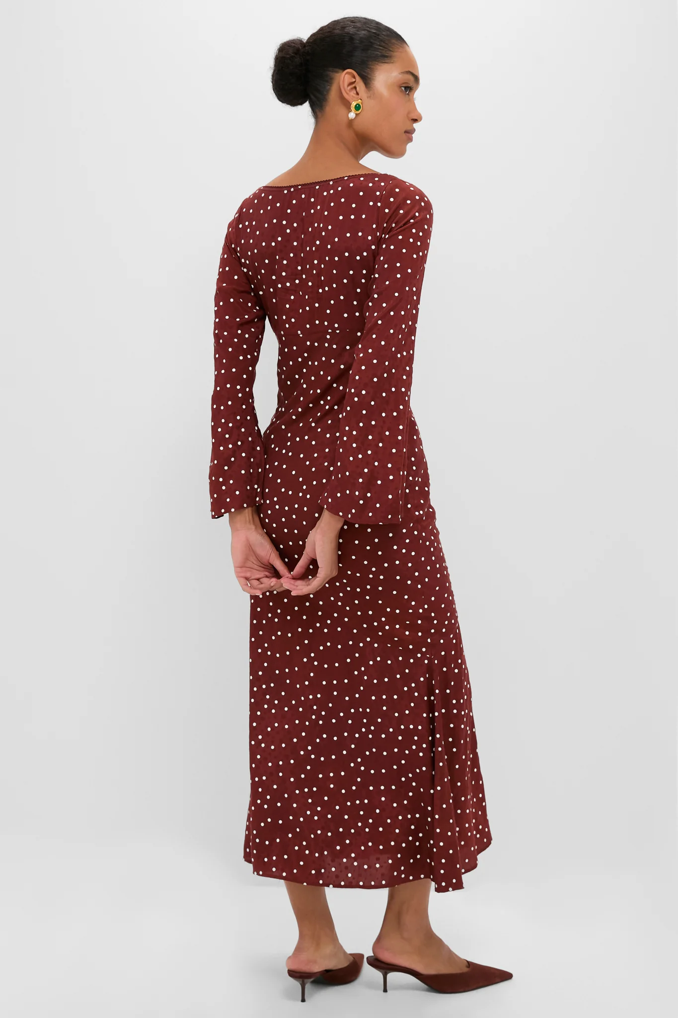 Burnt Umber Narah Maxi Dress - Image 4