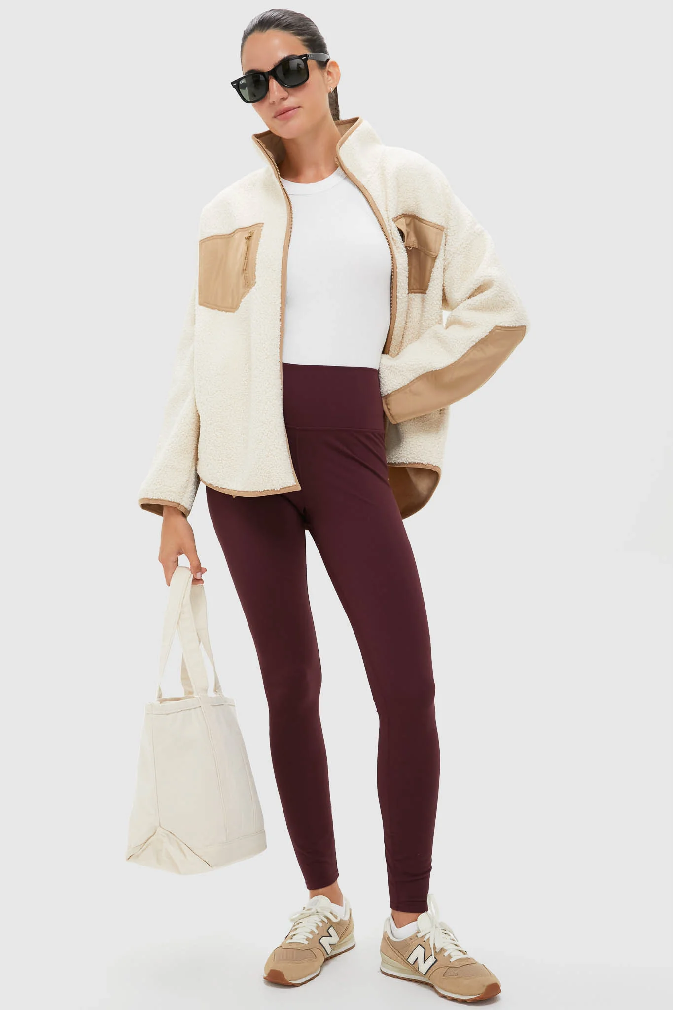 Buttercream Fleece Lawrence Full Length Zip Up - Image 2