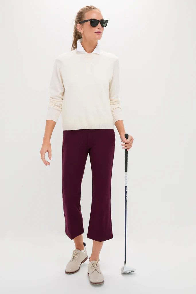 Buttercream Washable Cashmere Malcolm Crewneck - Image 2