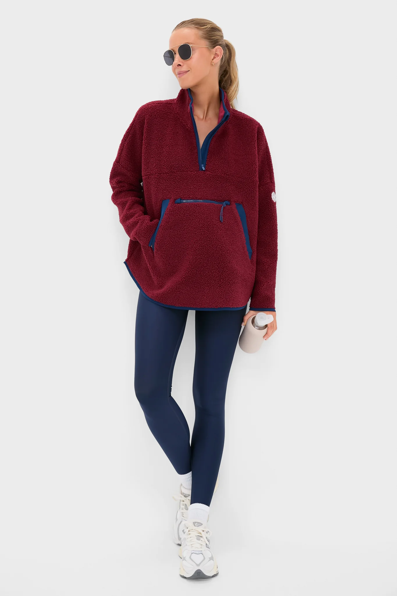 Cabernet Fleece Cady Quarter Zip - Image 2
