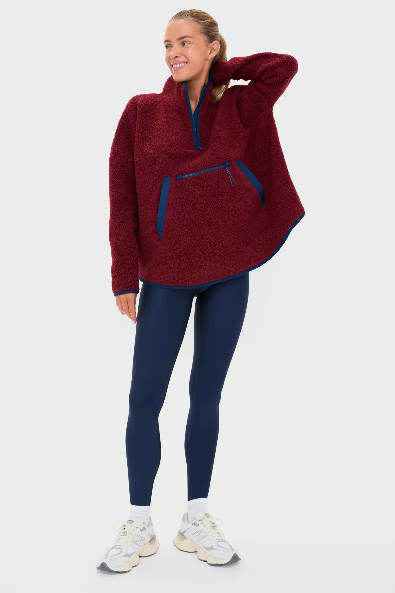 Cabernet Fleece Cady Quarter Zip - Image 6