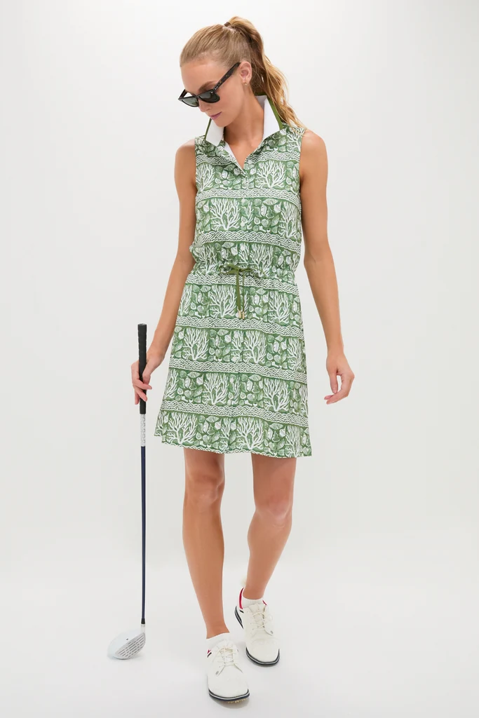 Calypso Reef Sleeveless Performance Jersey Alcott Golf Dress - Image 2