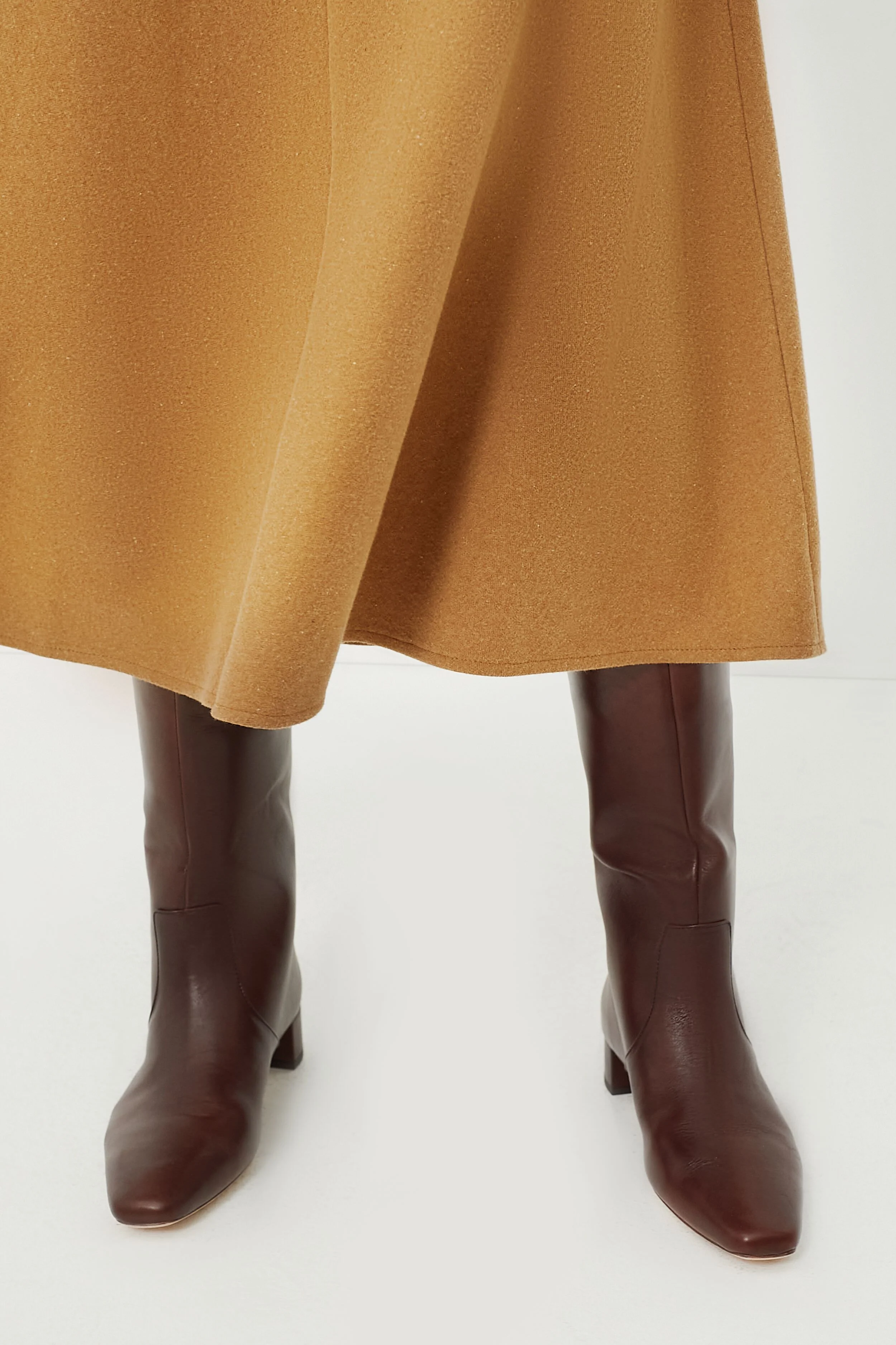 Camel Boushra Midi Skirt - Image 5
