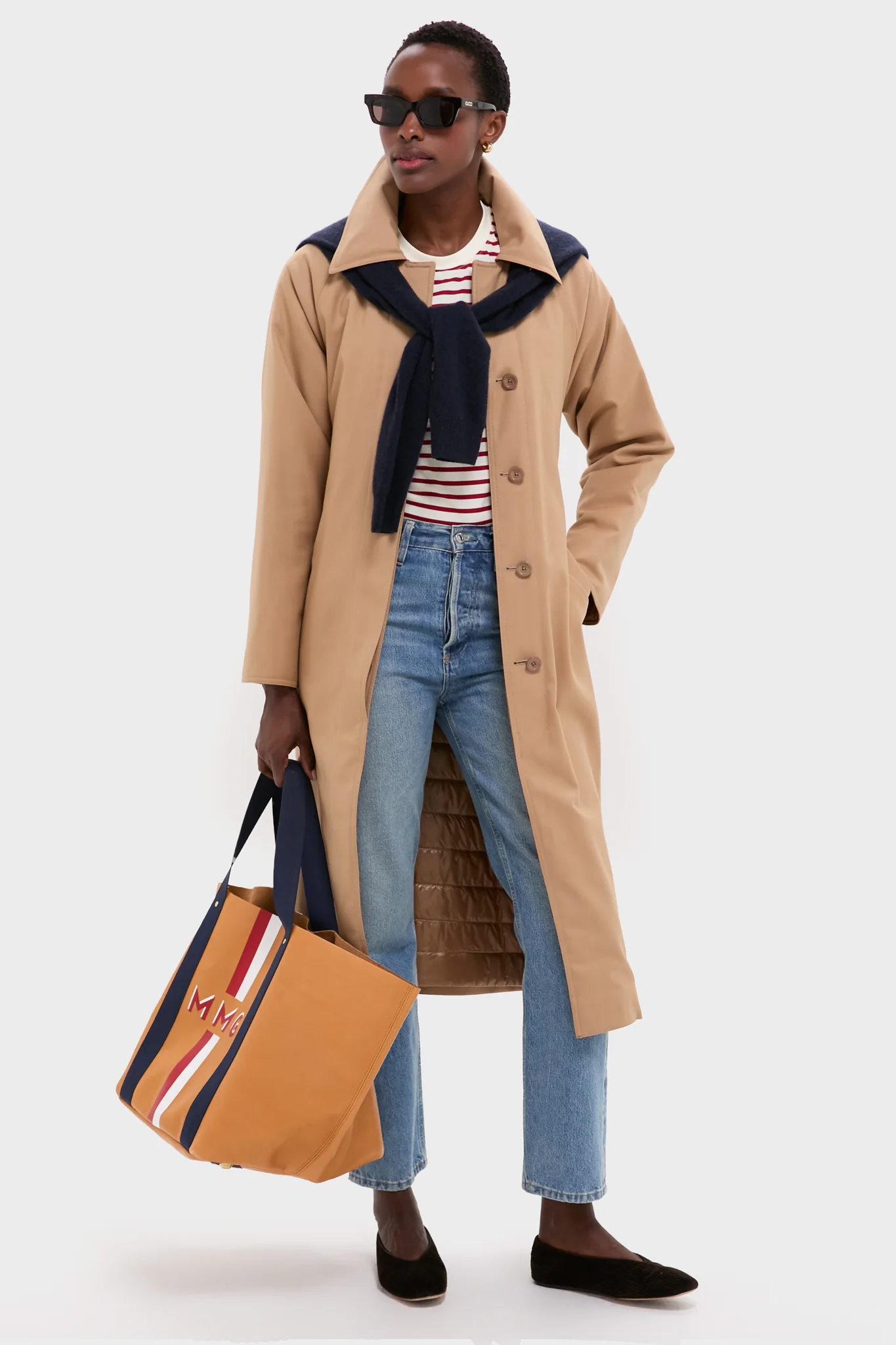 Cammello Fluid Wool and Nylon Ultralight Belted Reversible Trench - Image 2
