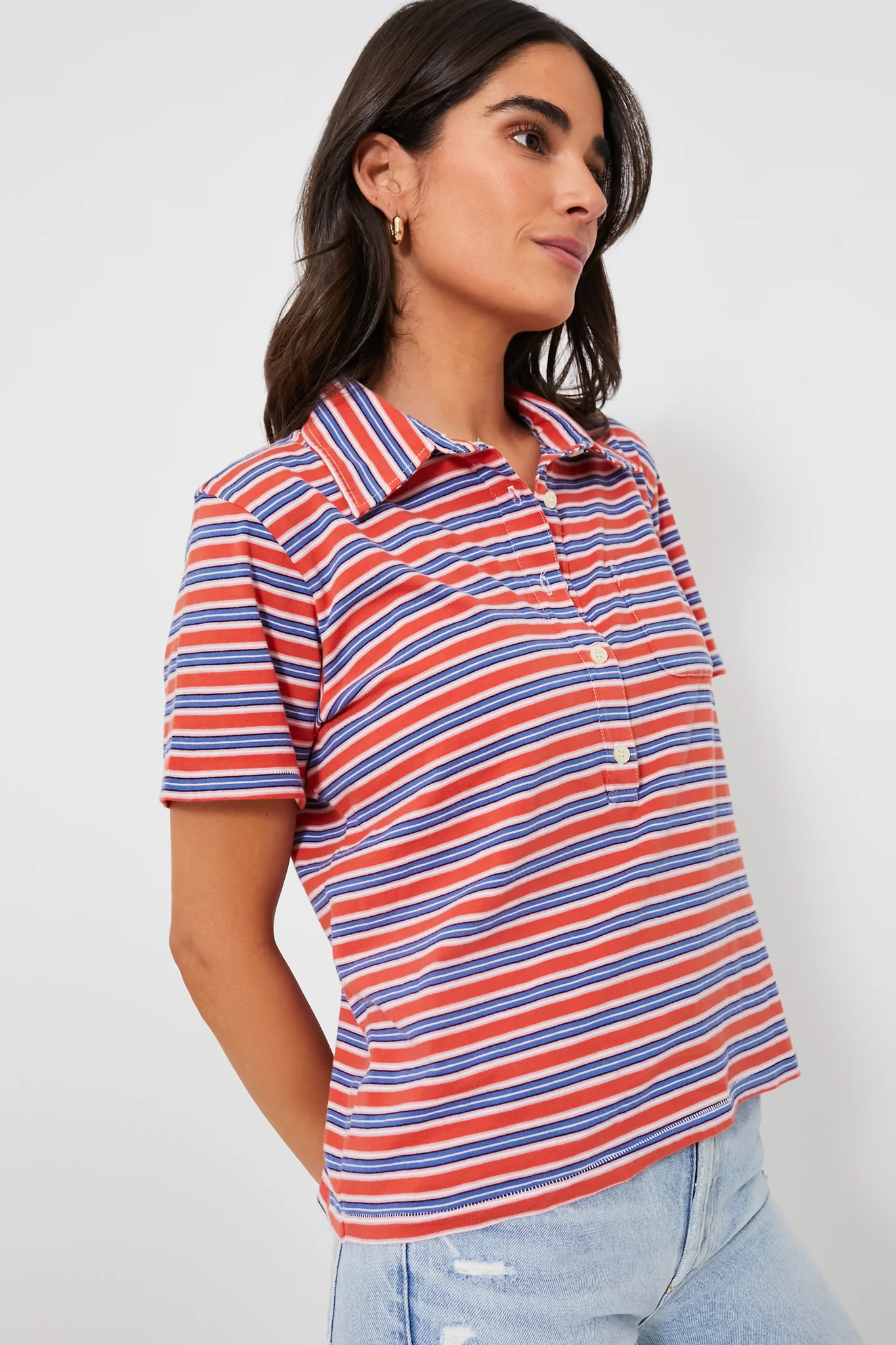 Campervan Stripe The Lacrosse Polo - Image 3