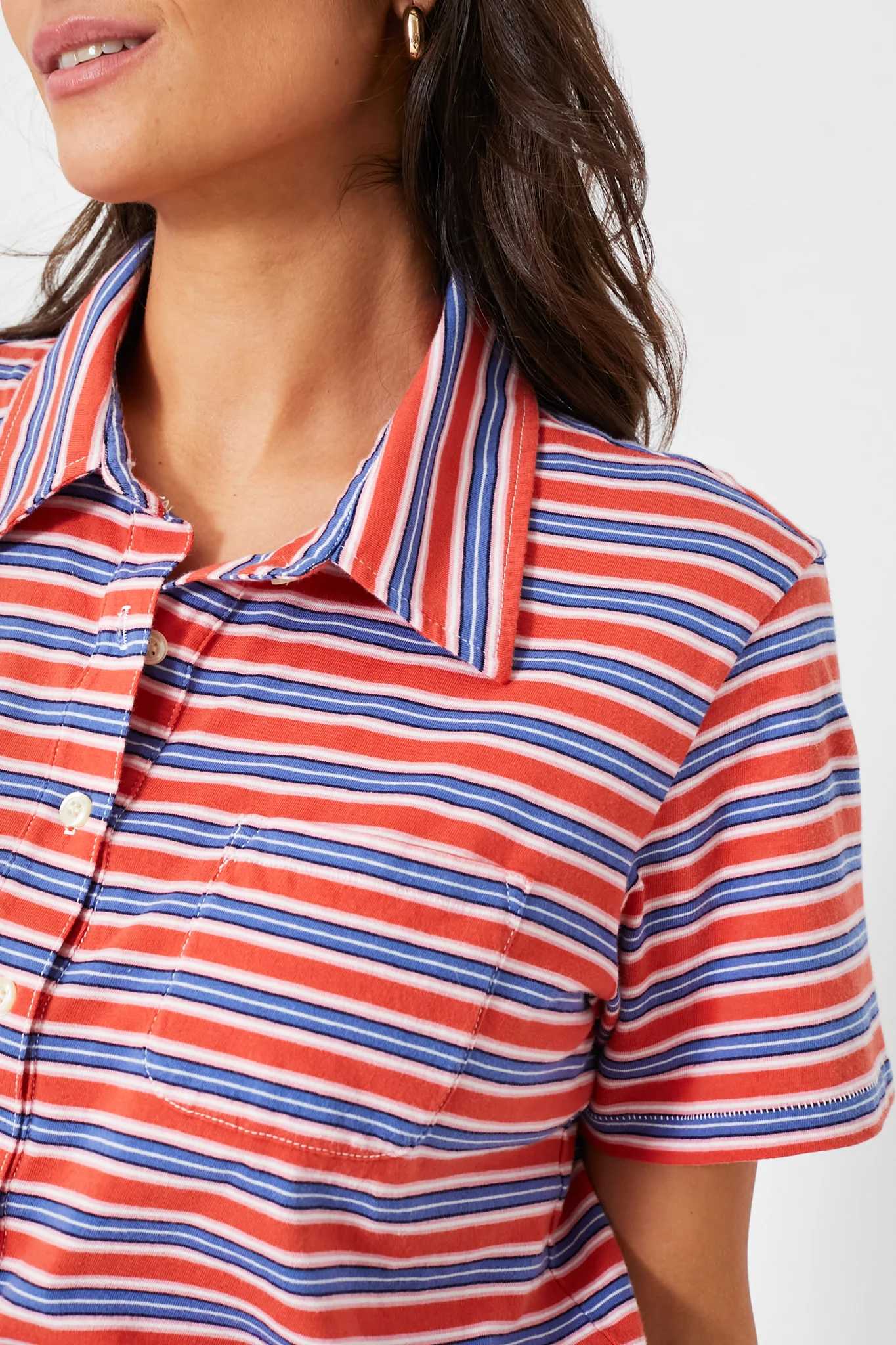 Campervan Stripe The Lacrosse Polo - Image 5